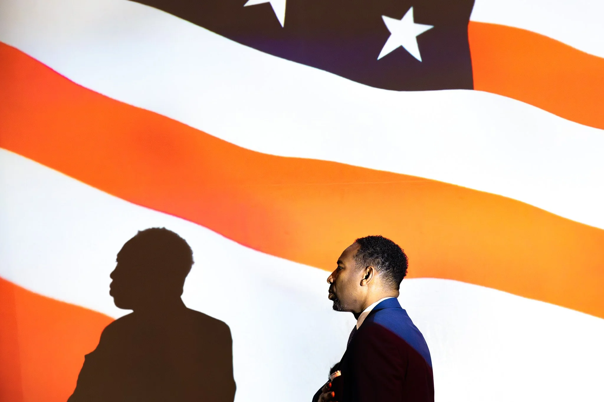 "He and his Shadow" - Atlanta Mayor Andre Dickens. February 2026