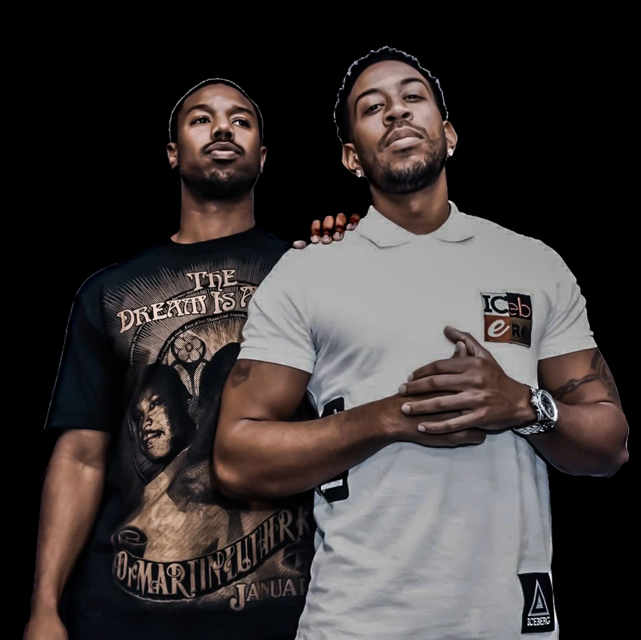 Actors: Michael B. Jordan and Chris "Ludacris" Bridges