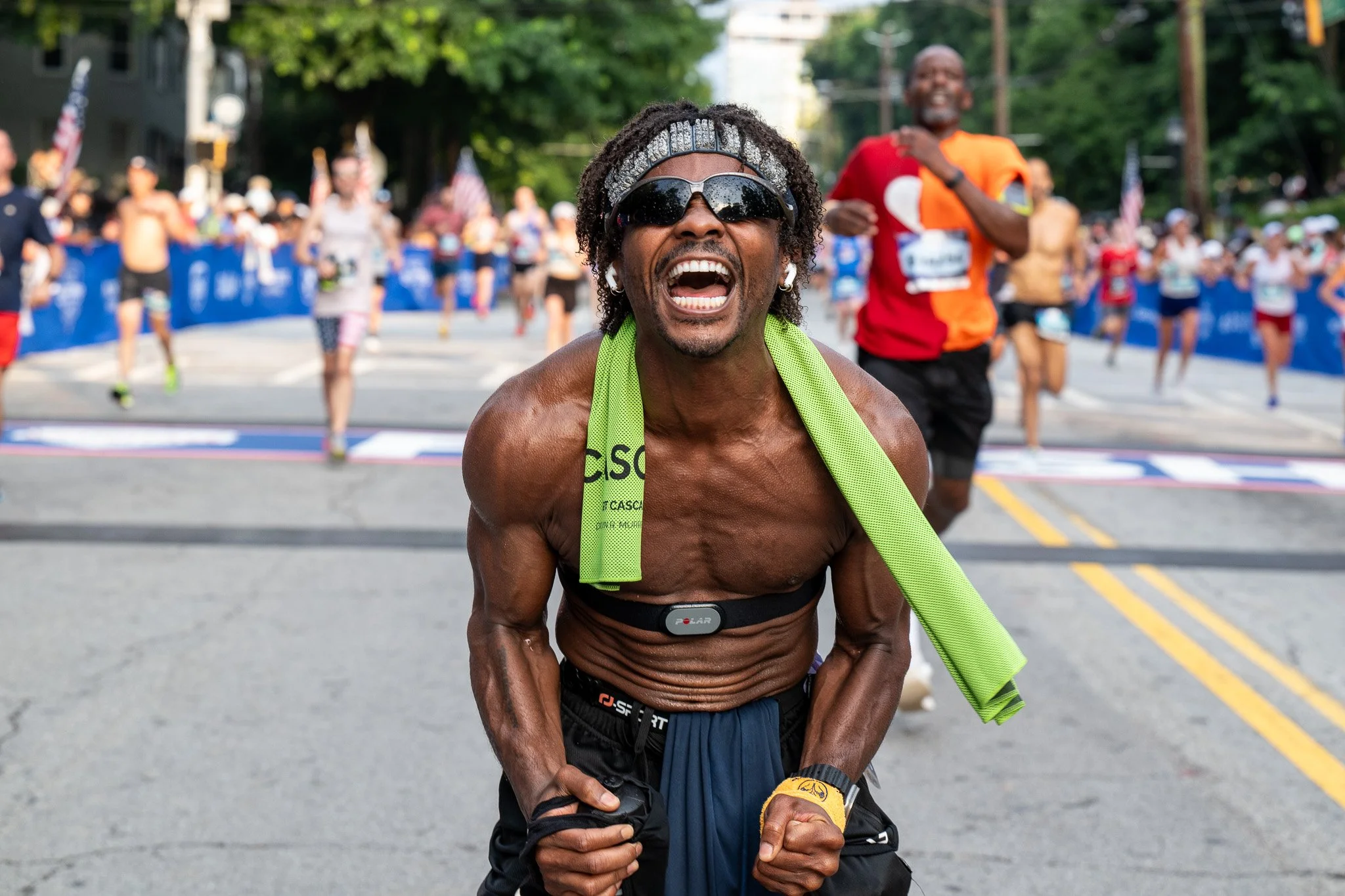 "AAAAAH" - Atlanta Peachtree Road Race, 070426