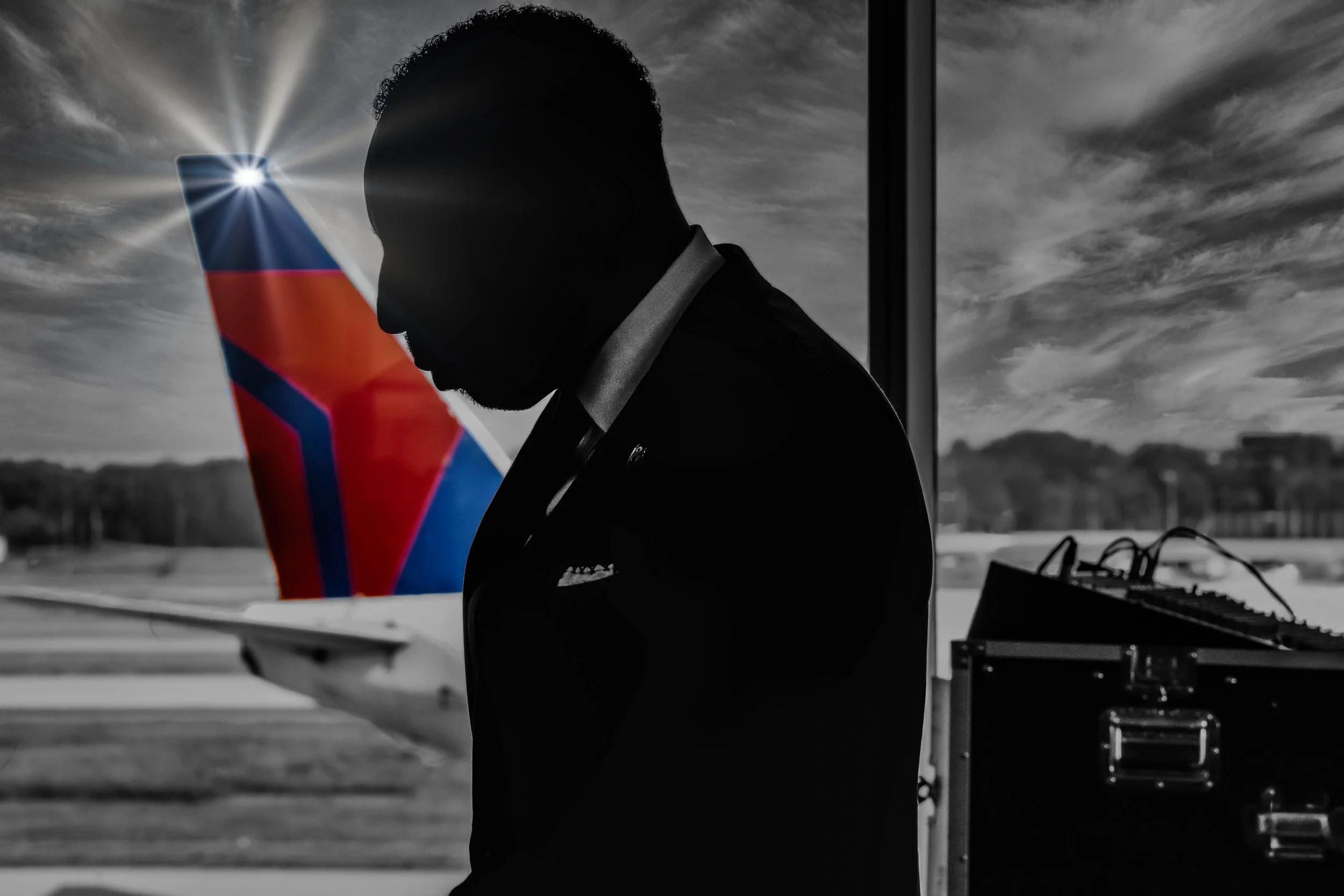 Mayor Dickens at Atlanta Hartsfield-Jackson International Airport.