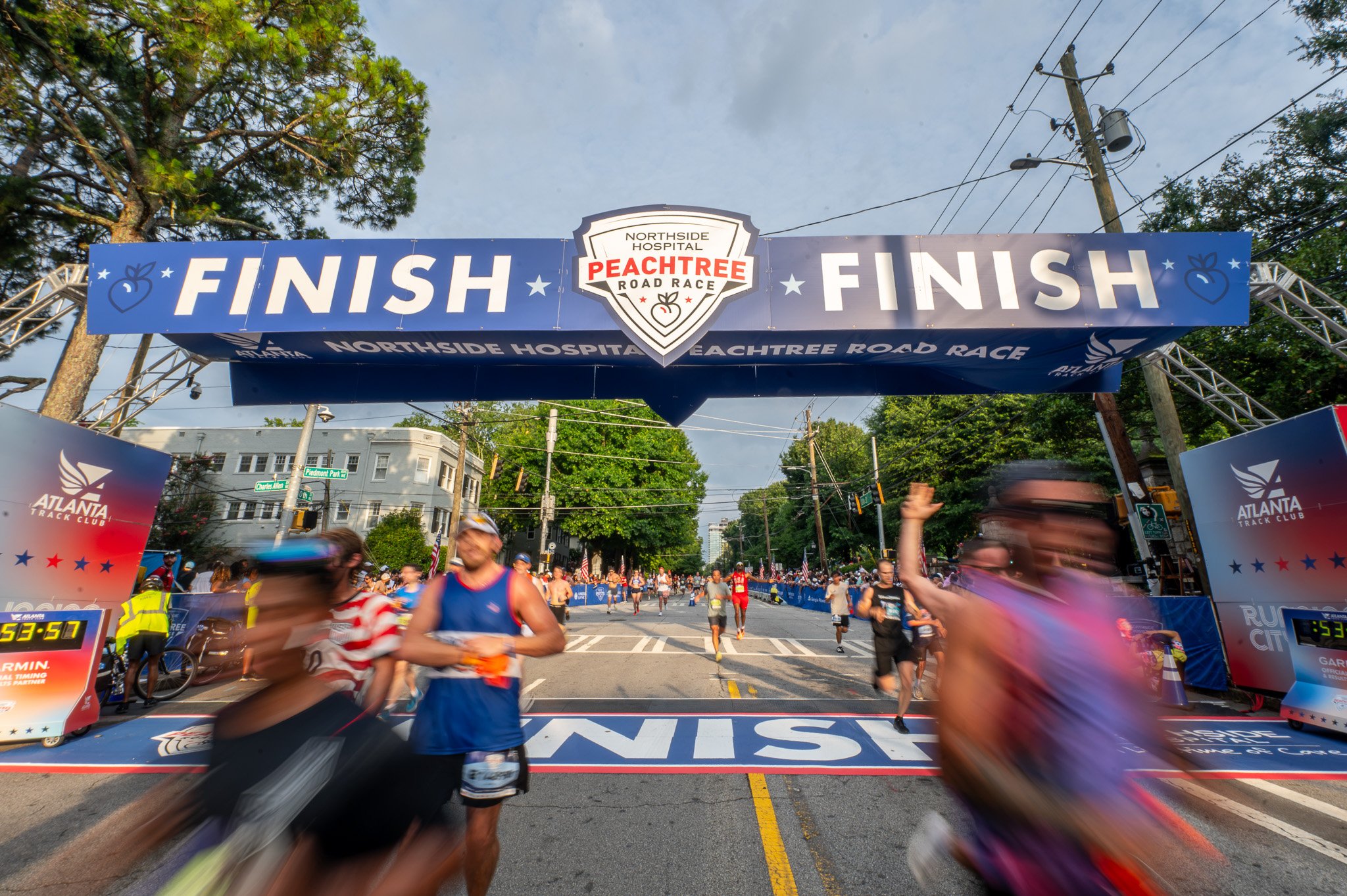 Peachtree Road Race Finish Line '26