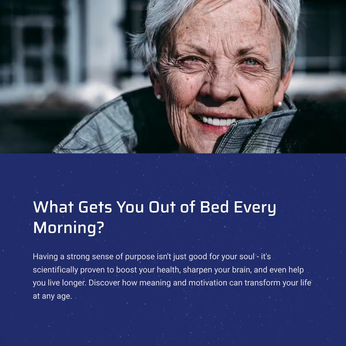 Did you know that having a sense of purpose can improve your health, boost your brain, and even extend your life?
Science proves it, and we see it every day in our community.
At ProActive Therapy & Wellness, we help you find your “why&rdqu