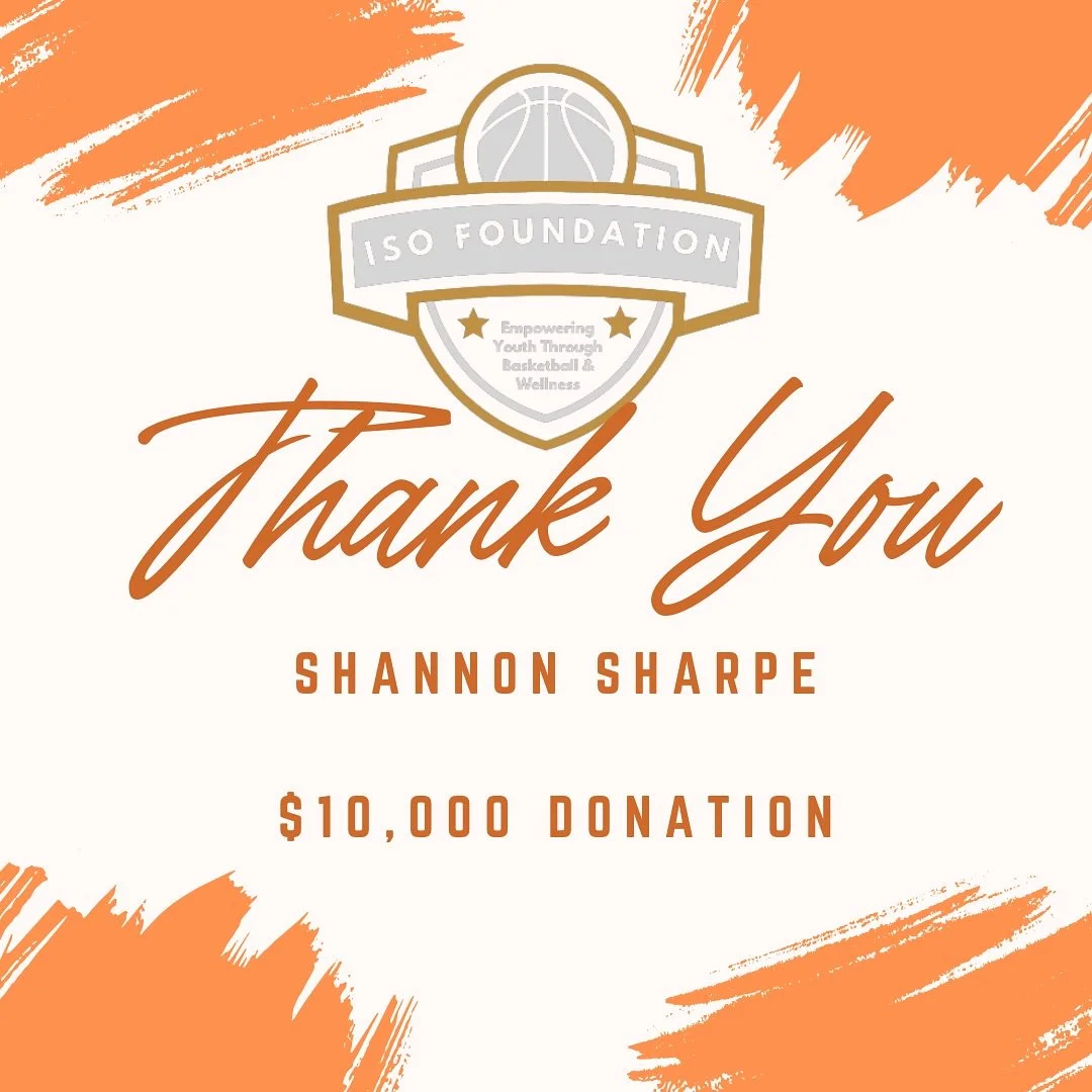 Wow @shannonsharpe84 &mdash; we can&rsquo;t thank you enough for your incredibly generous $10,000 donation to the @isofoundation 🙏 Your platform, amazing audience, and for partnering with our founder @isojoe made a huge impact. Your gift will help f