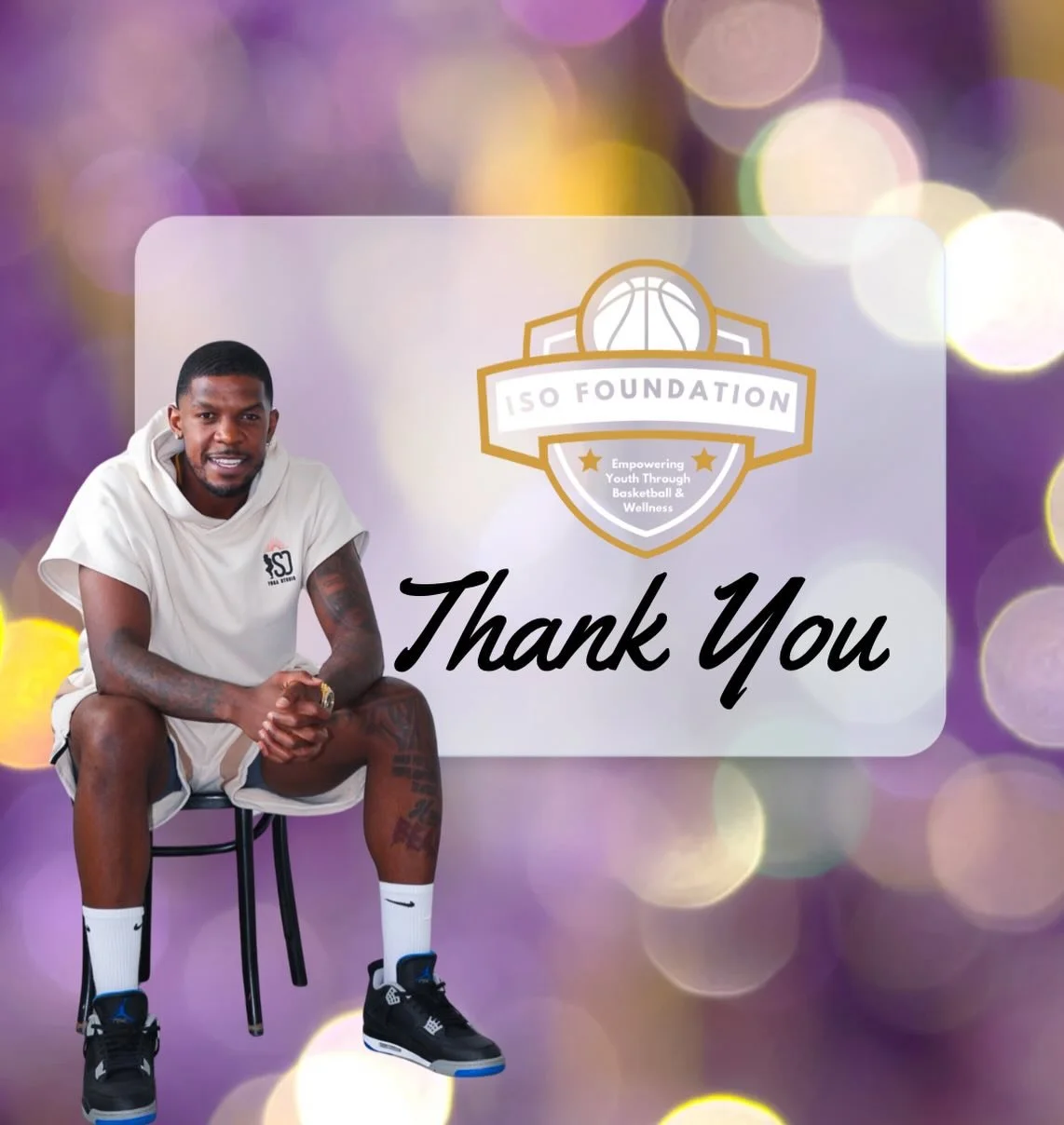 This year the @isofoundation ISO Foundation moved forward because of you. 

In 2025 we partnered with @nightcapshow_  hosted a season opener social event for the ISO basketball players (Hoop Hangout ) and honored Mr. Joe Gregory with a $2,500 gift in