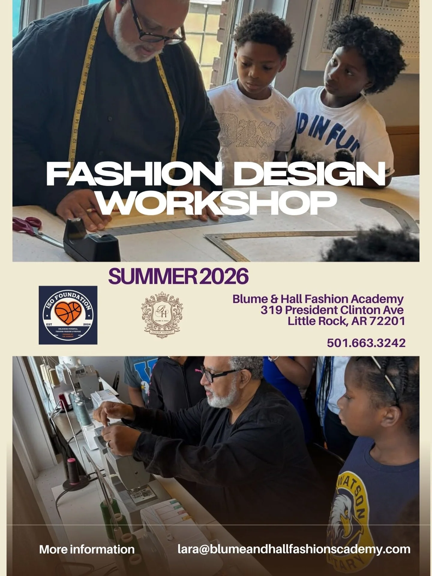 🌟 Exciting News! 🌟 

This summer, the @isofoundation ISO Foundation is thrilled to host several amazing field trips for our youth, including a special visit to the @blumeandhallfashion Blume &amp; Hall Fashion Academy! 🎨✨ 

🗓️ Summer 2026 | Dates