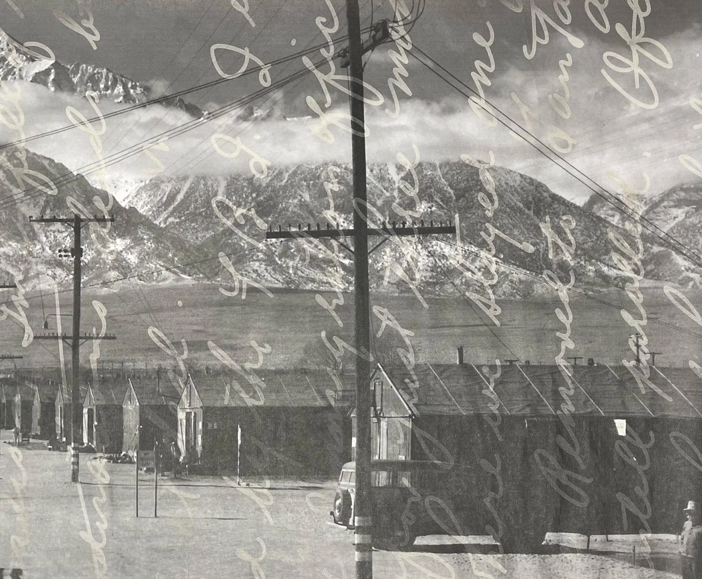 detail of my great grandfather Kiyoshi&rsquo;s handwriting. 
.
most of what i know about our family&rsquo;s time during internment is from his letters. of course my family members taught me a great deal and never shied away from the topic&mdash;but t