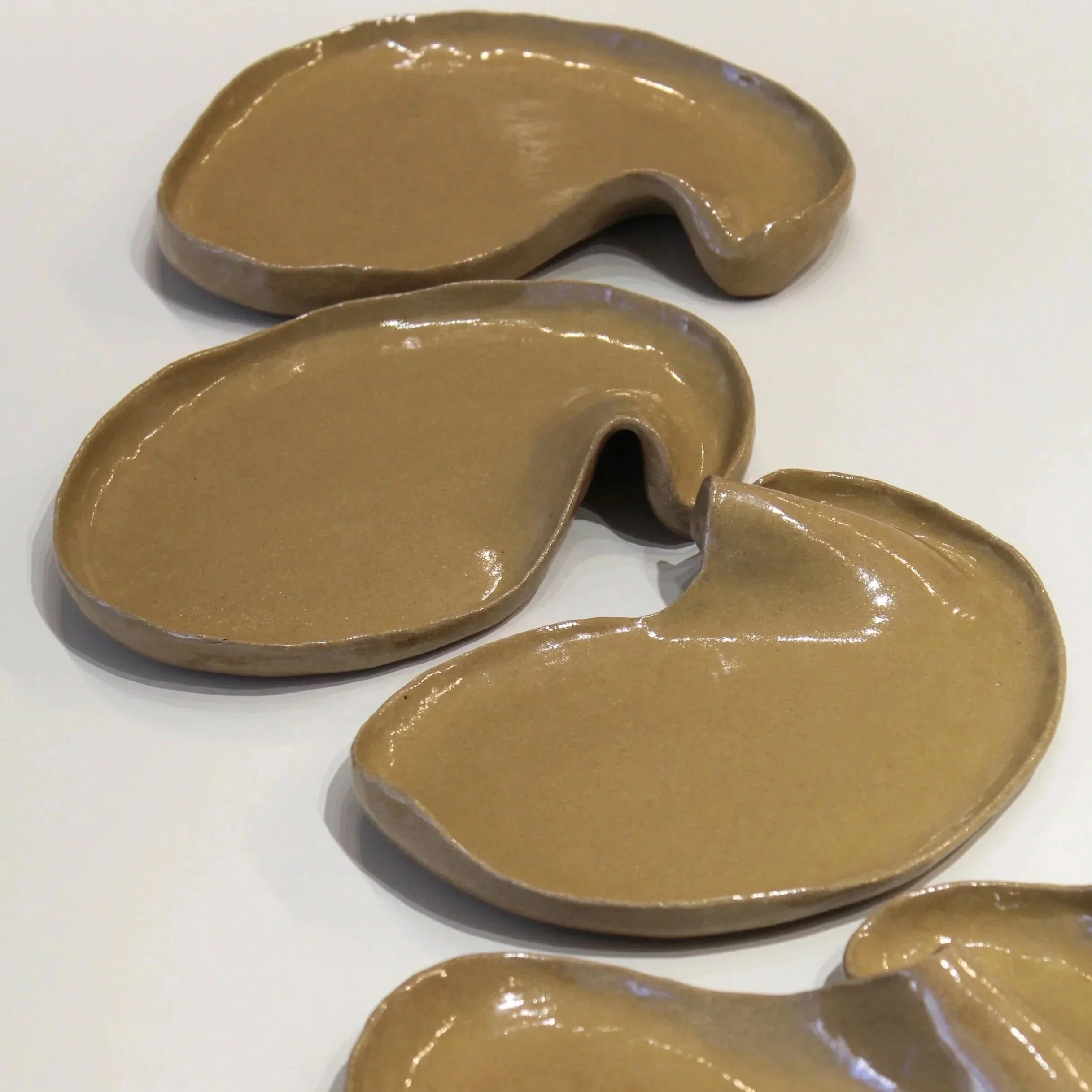 Brown Plates - Set of Four