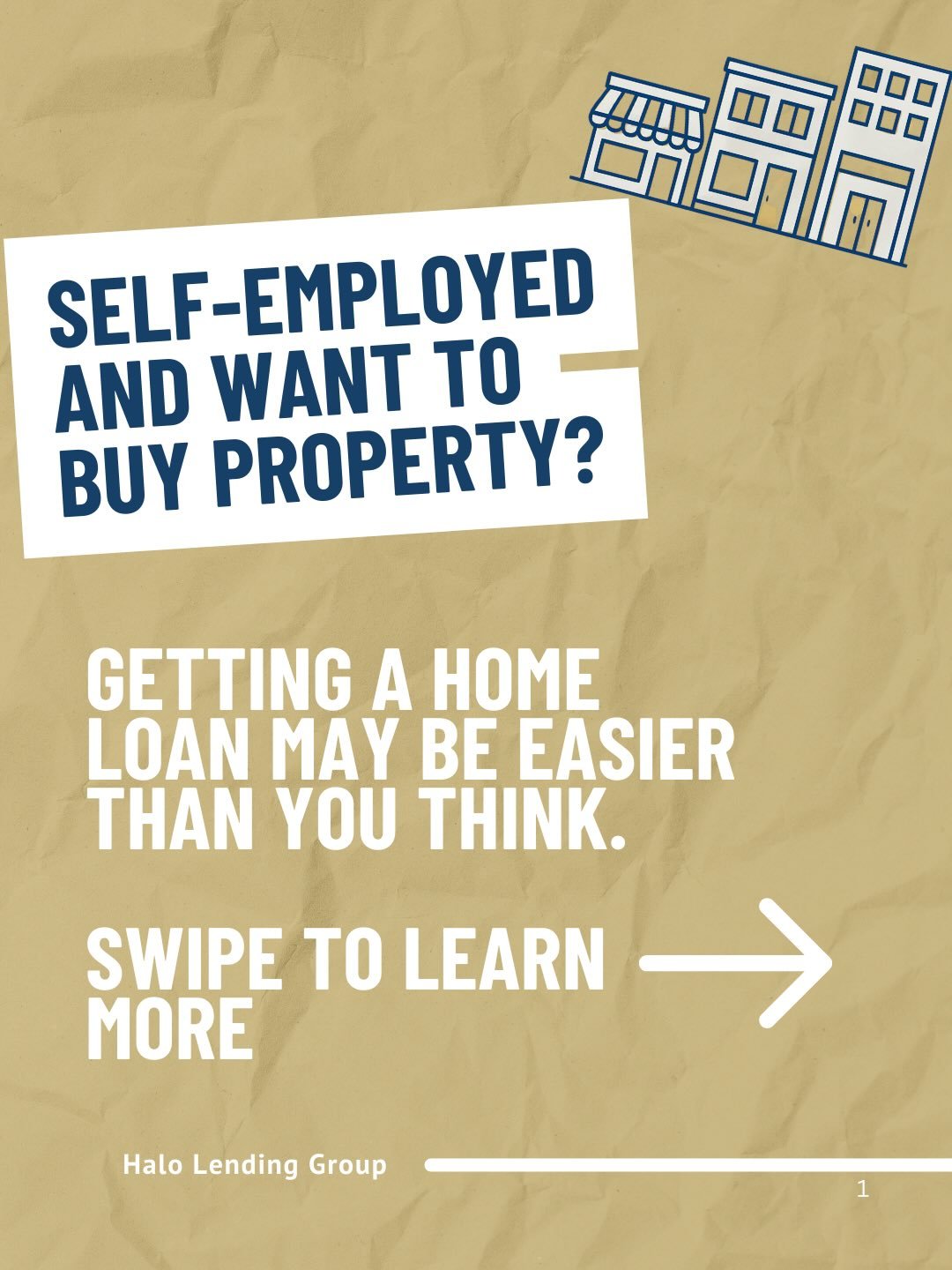 📊 Self-employed and thinking about buying property?

Many business owners believe getting a home loan is much harder, but there are a range of lending options available depending on your financial situation.

Swipe through to learn how lenders may a