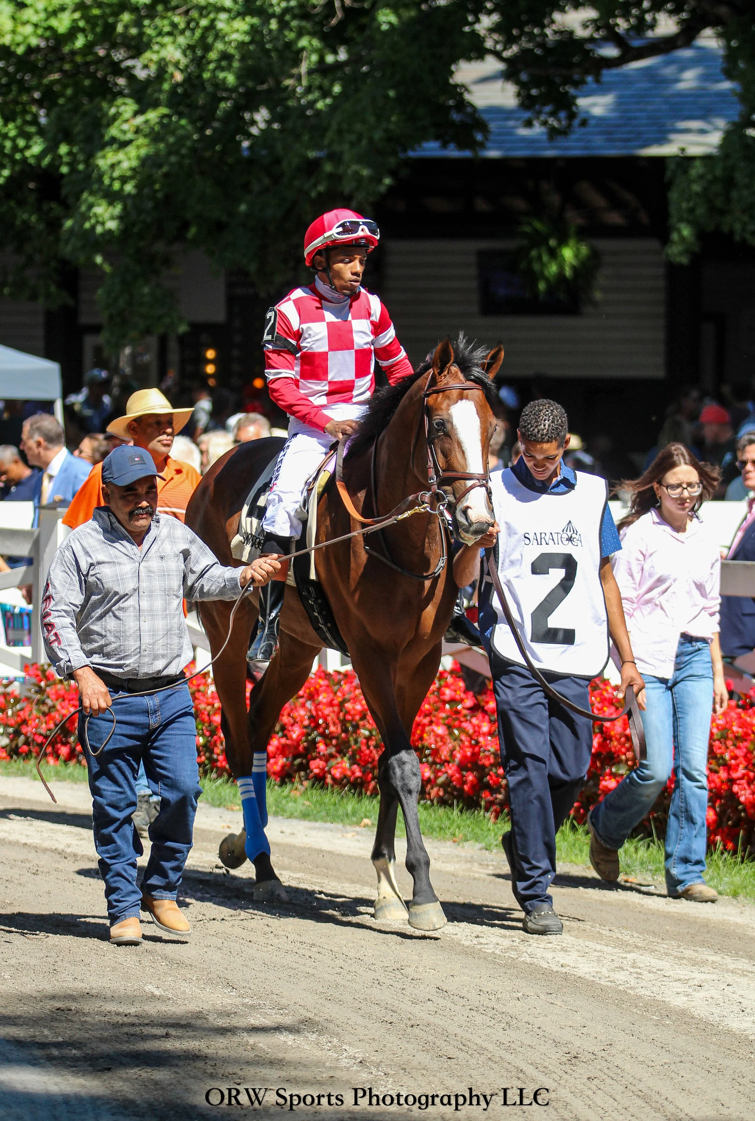 Virabhadrasana and Ricardo Santana Jr. The filly would go on to win her second start for trainer Kinnon LaRose 