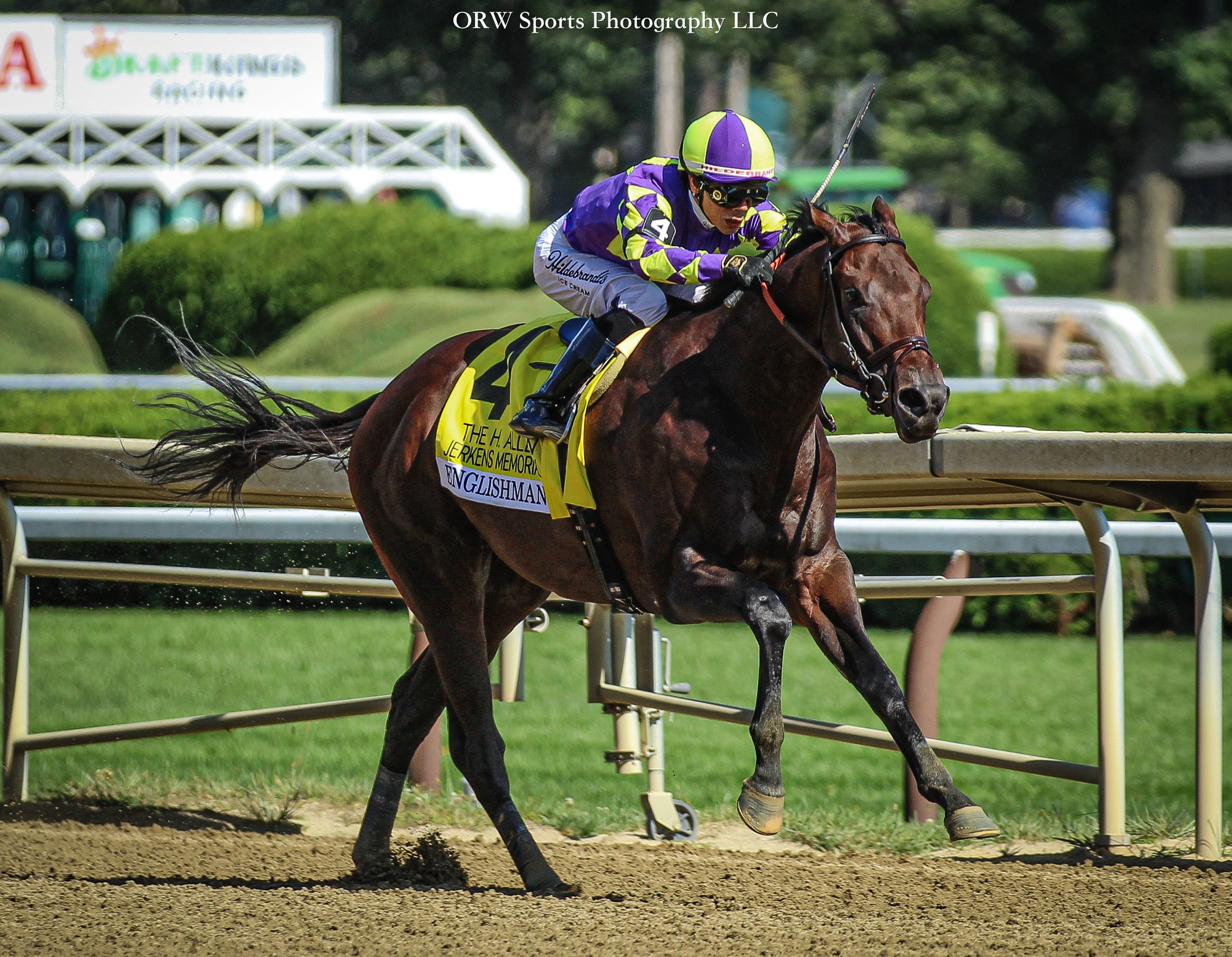 Englishman gets his second Grade 1 in a row in the H. Allen Jerkens Memorial. Jose Orriz aboard for Cherie DeVaux 