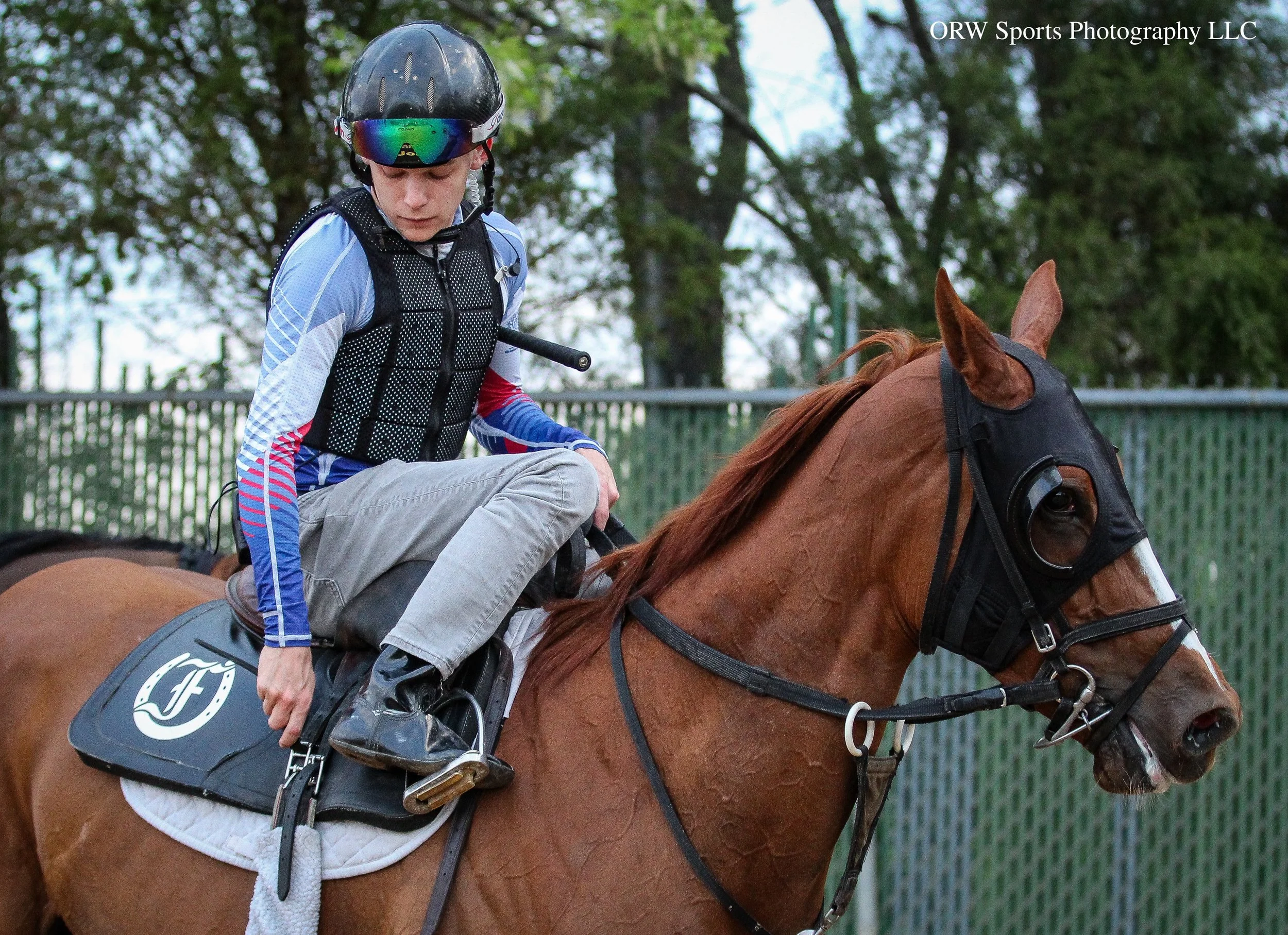 Jockey Joseph Bealmear aboard Warrior Sophie for David Fawkes 