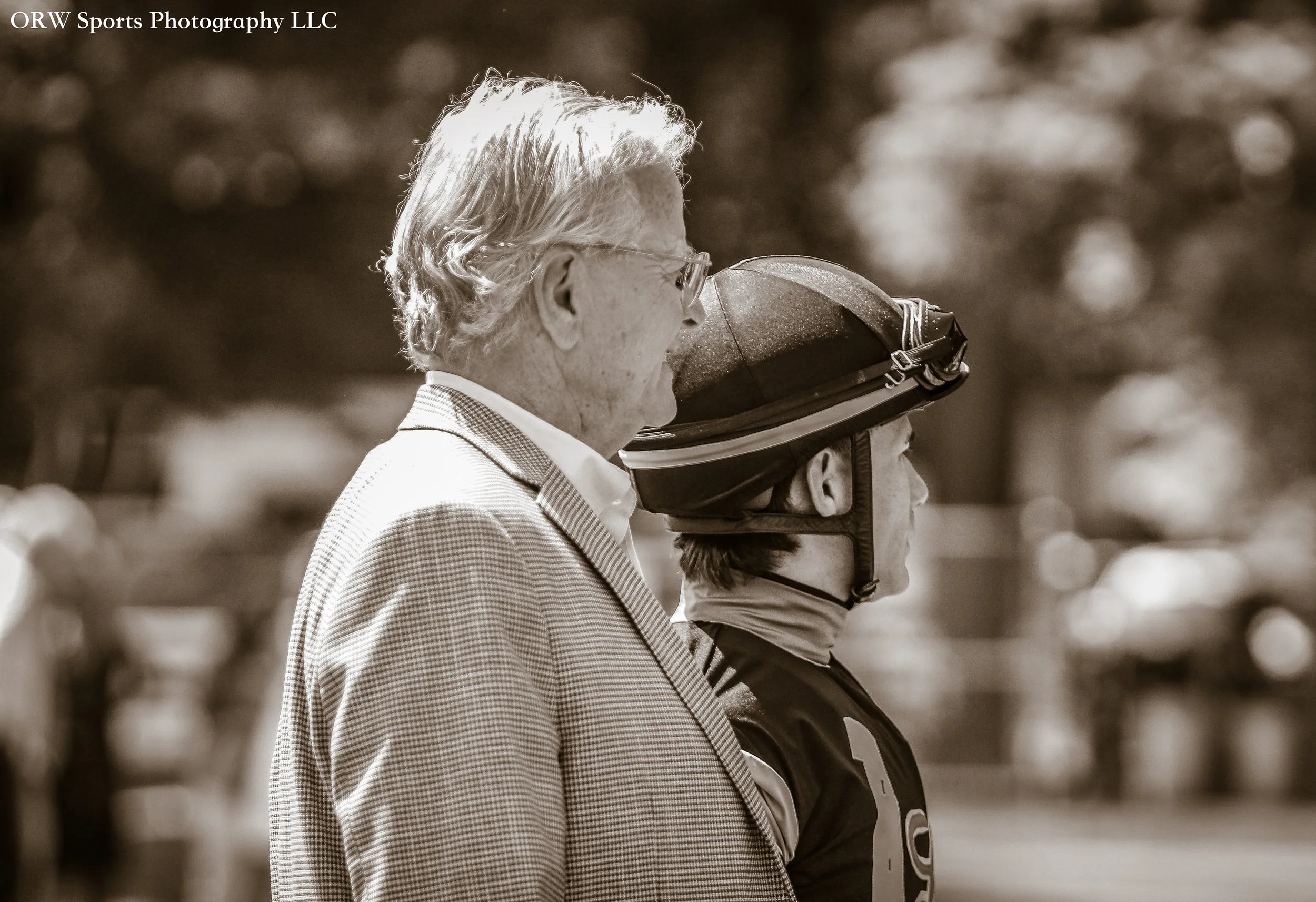 Bill Mott and Junior Alvarado 
