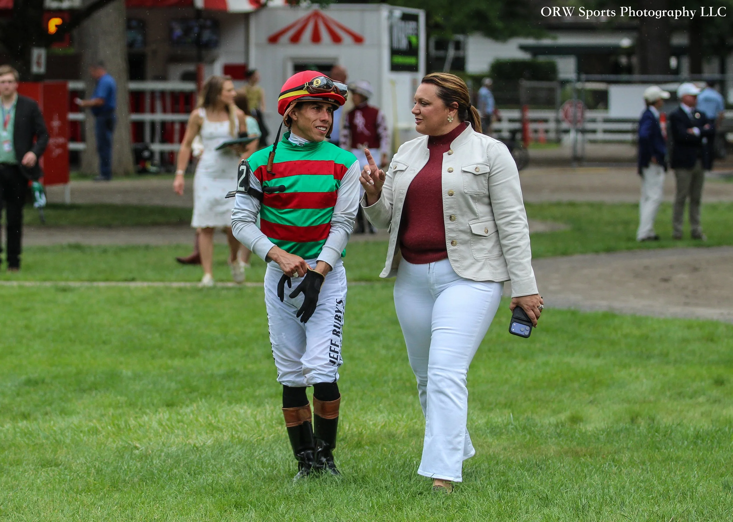 Irad Ortiz Jr and Cherie DeVaux 