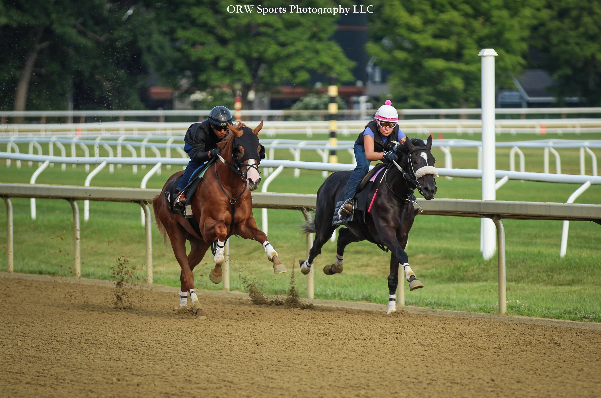 Mel Giddings Trainees. Reylu Gutierrez and Bianca Bartko aboard. 