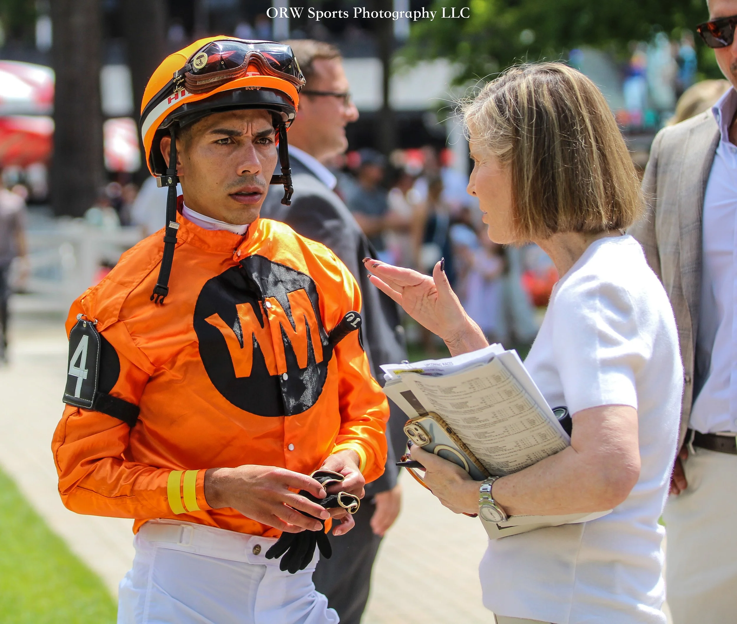 Jose Ortiz and Linda Rice {Winning Move Stable} 