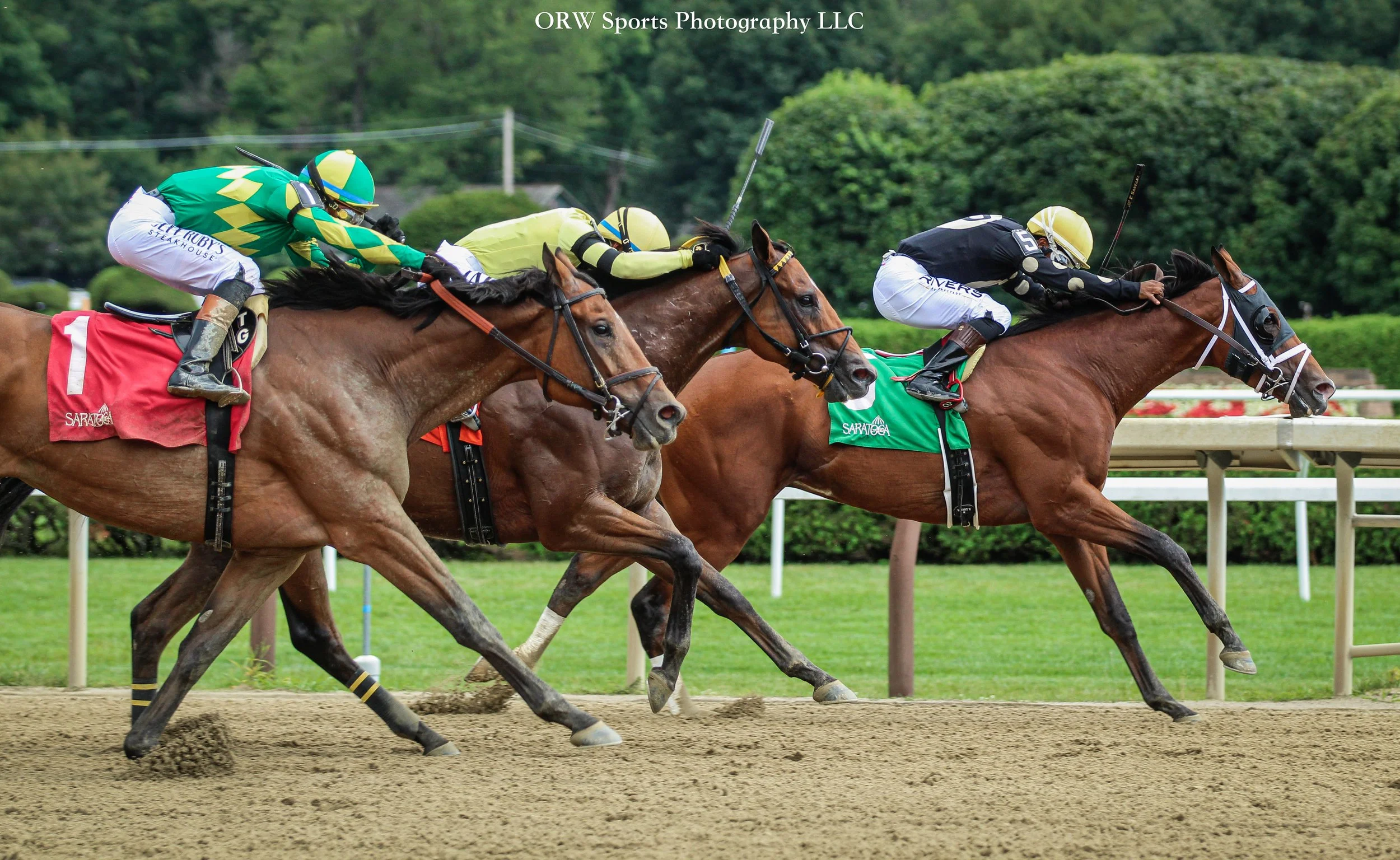 First Call Bob goes past Swaging and Who's Your Zaddy to take race 4 