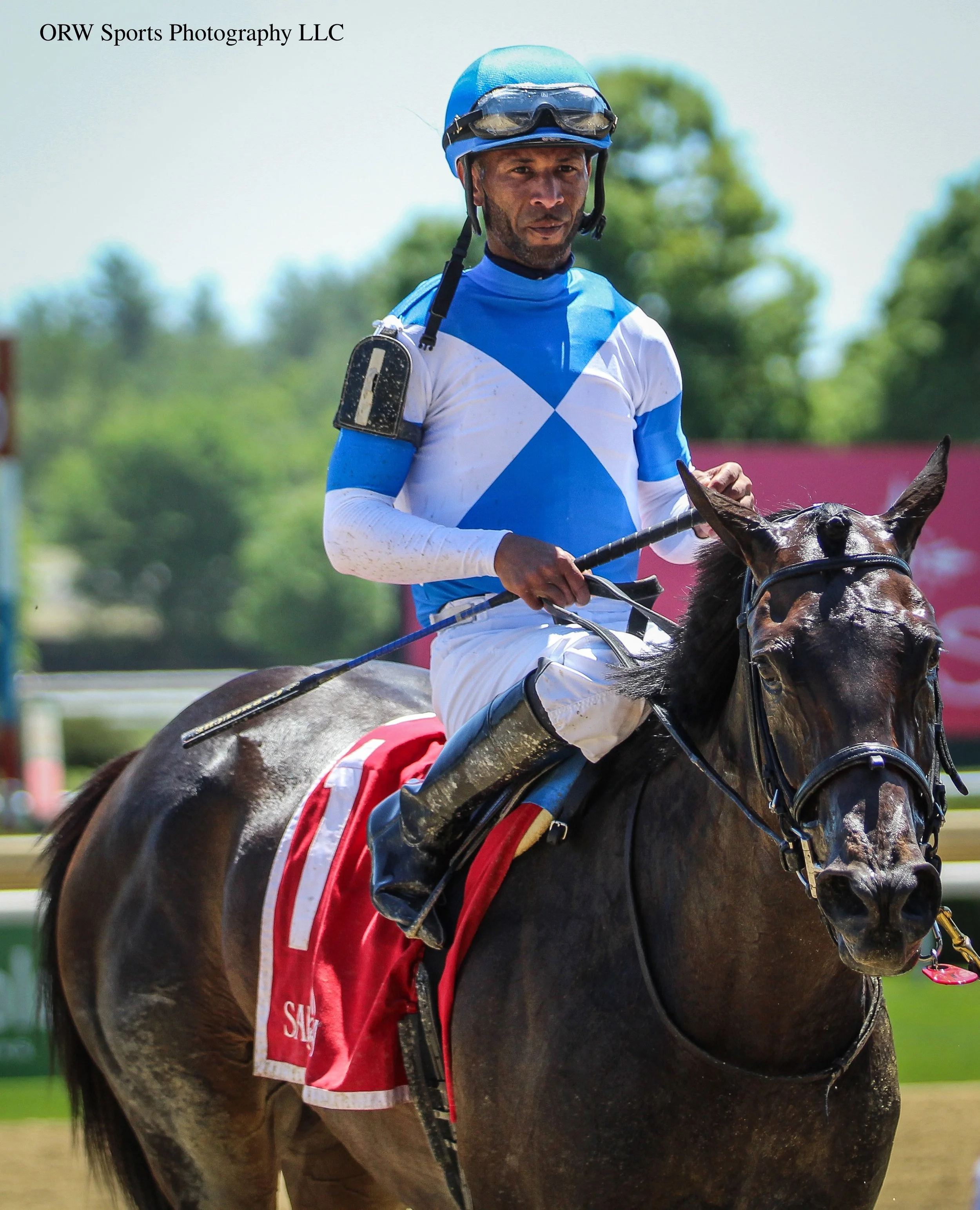 Venetta and Kendrick Carmouche: winners of the Bouwerie Stakes