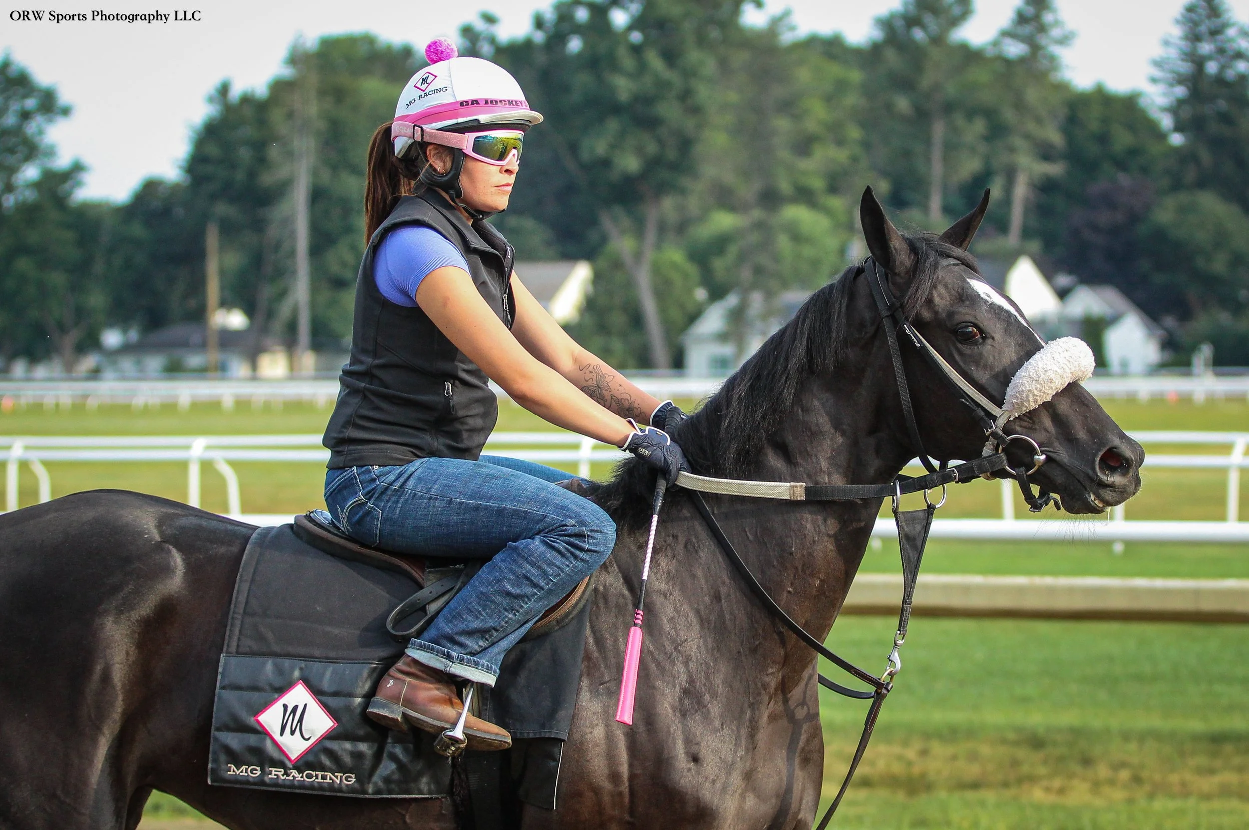 Mel Giddings trainee. Bianca Bartko aboard