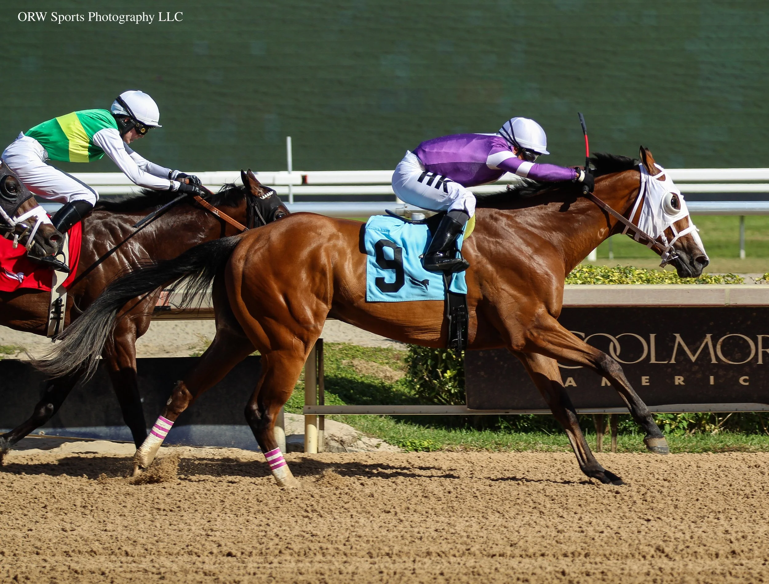 My Man Money and Horacio Karamanos pull of the upset in race 5 at odds of 30-1 