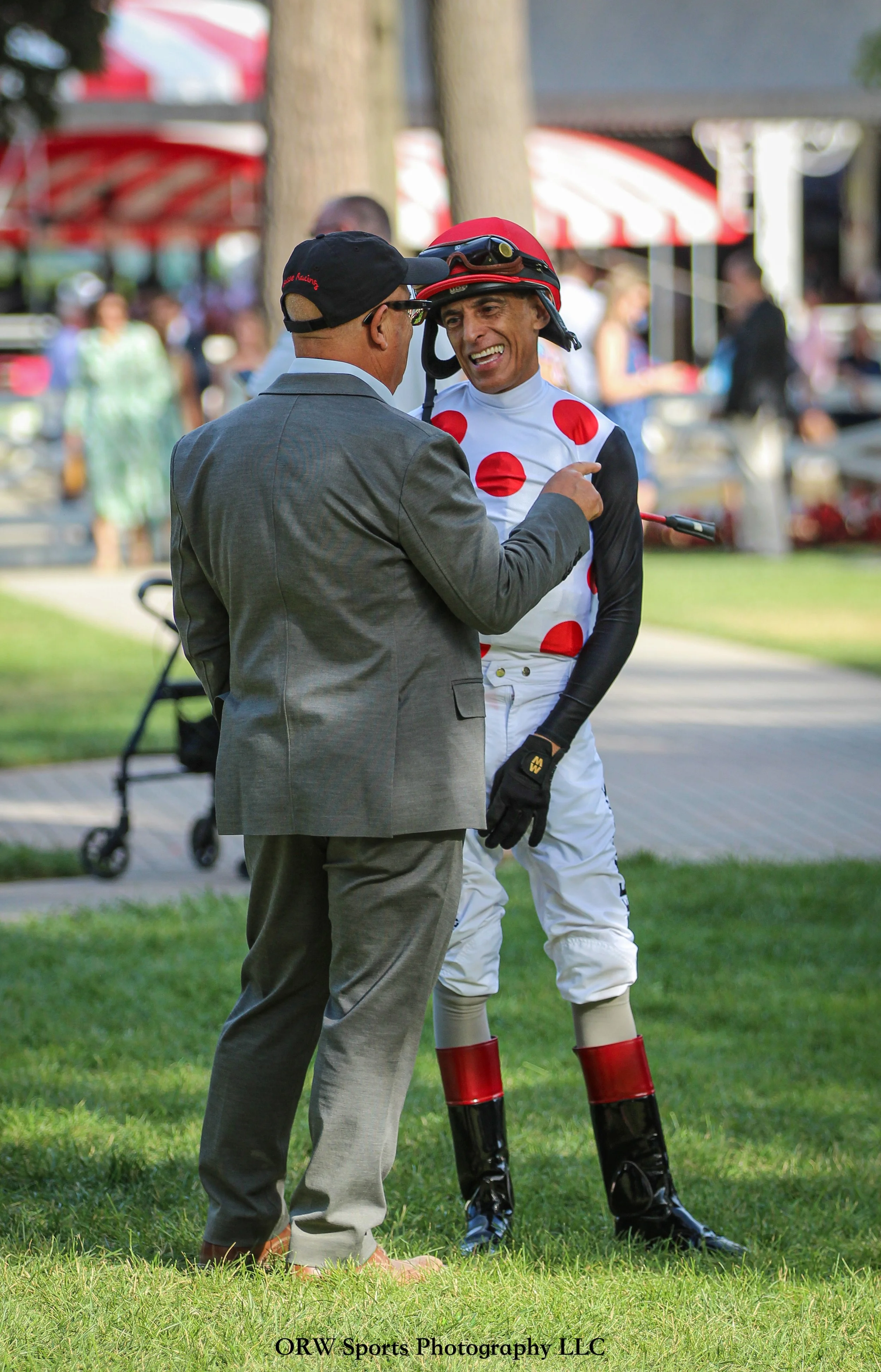Mark Casse and John Velazquez {Live Oak Stud} 