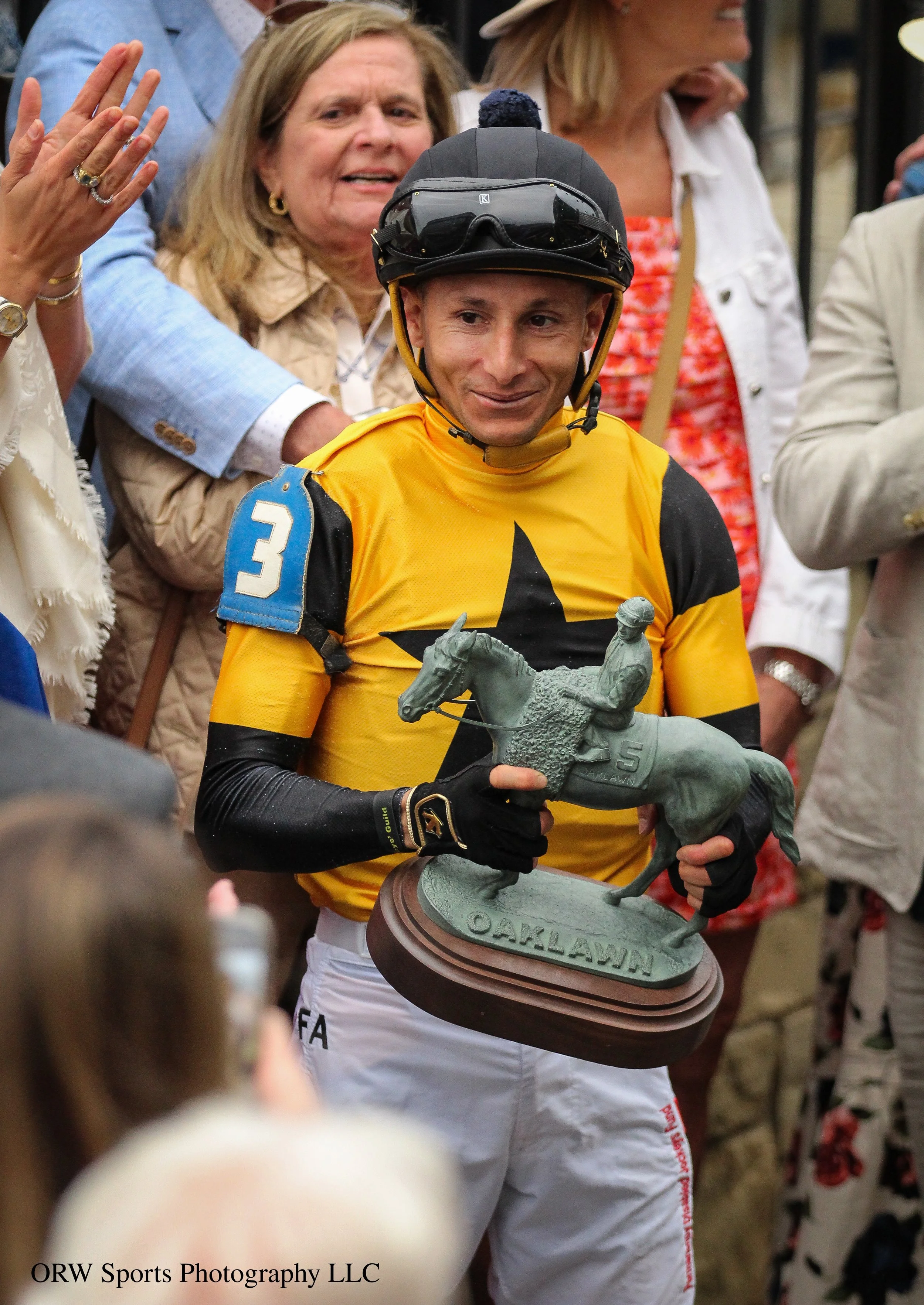 Arrieta completed a grand slam on Friday's card, which included both of the stakes races that afternoon. {West Point Thoroughbreds LLC} 