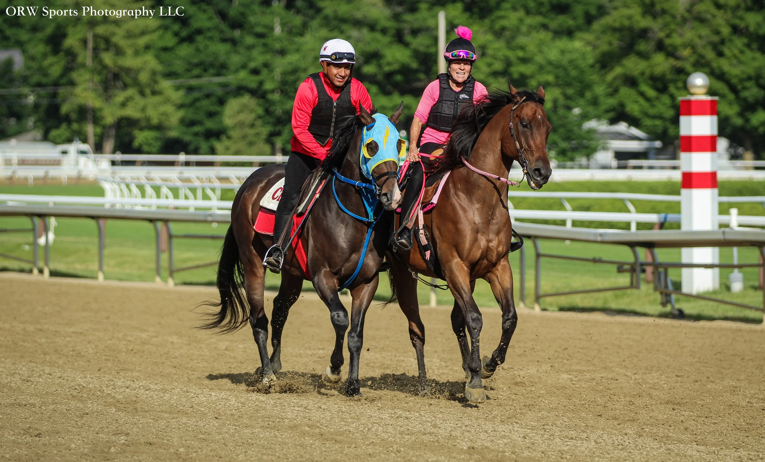 Carlos Martin Trainee. Lorna Chavez on the pony. 