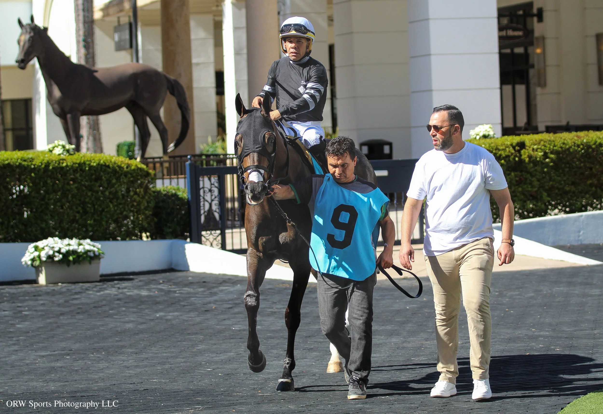 Sabian and Edgar Perez. The mighty Cigar watches on in the background. 