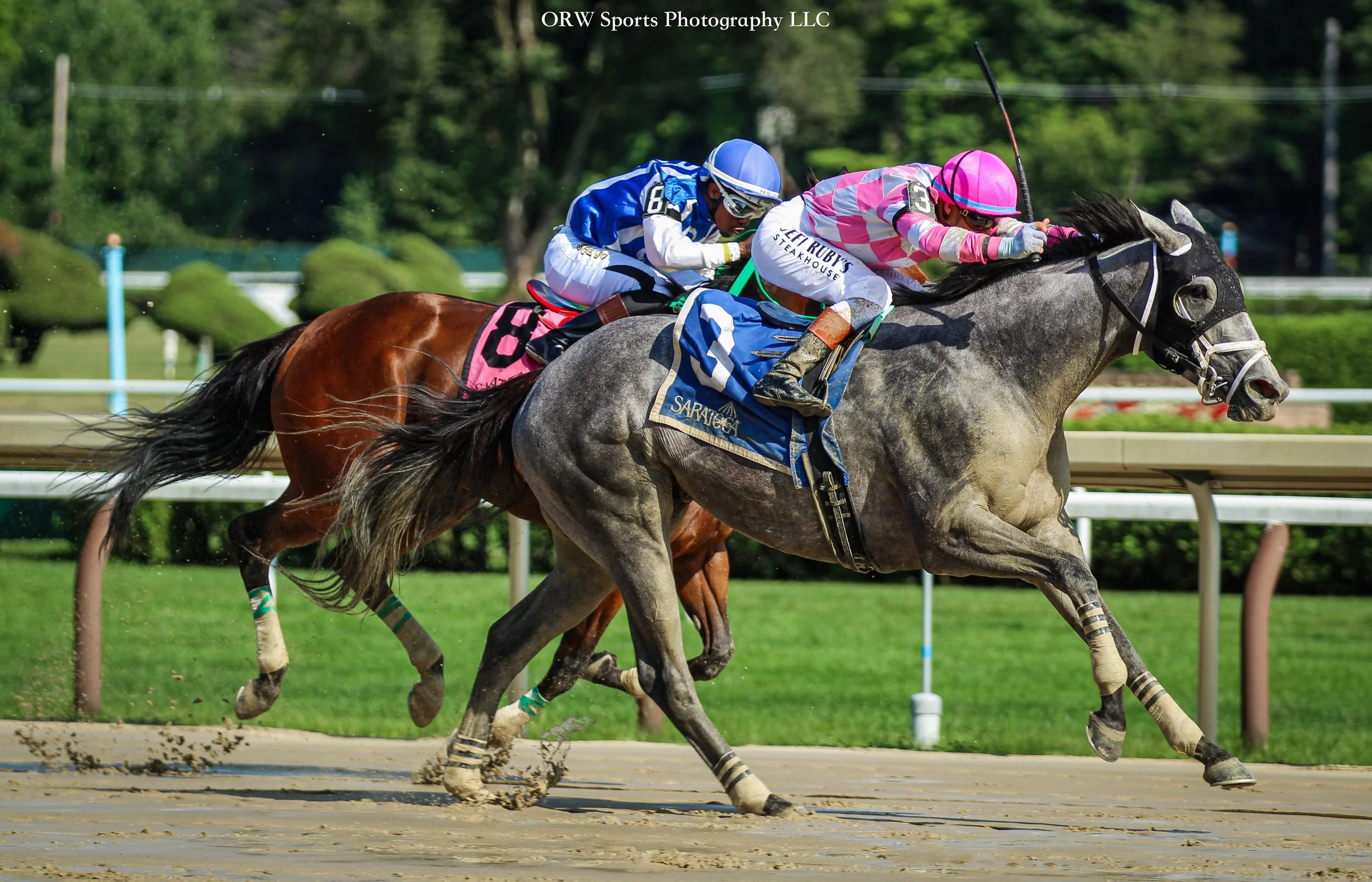 Meg's Foxy Grey and Flavien Prat