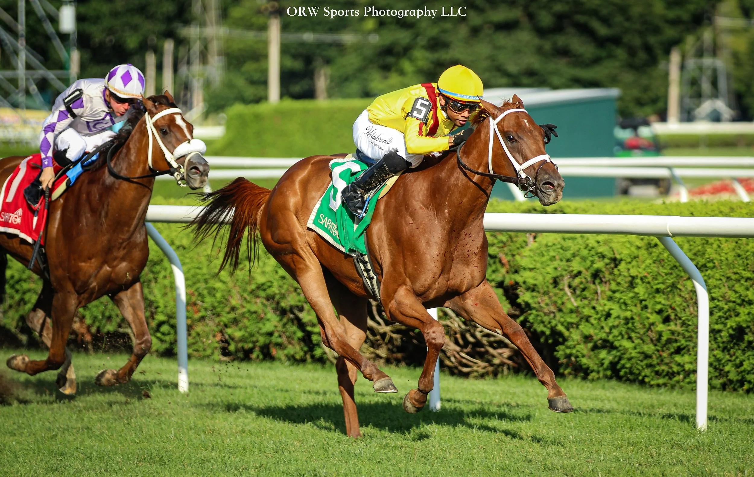 Cadenza and Manny Franco take the Galway Stakes 