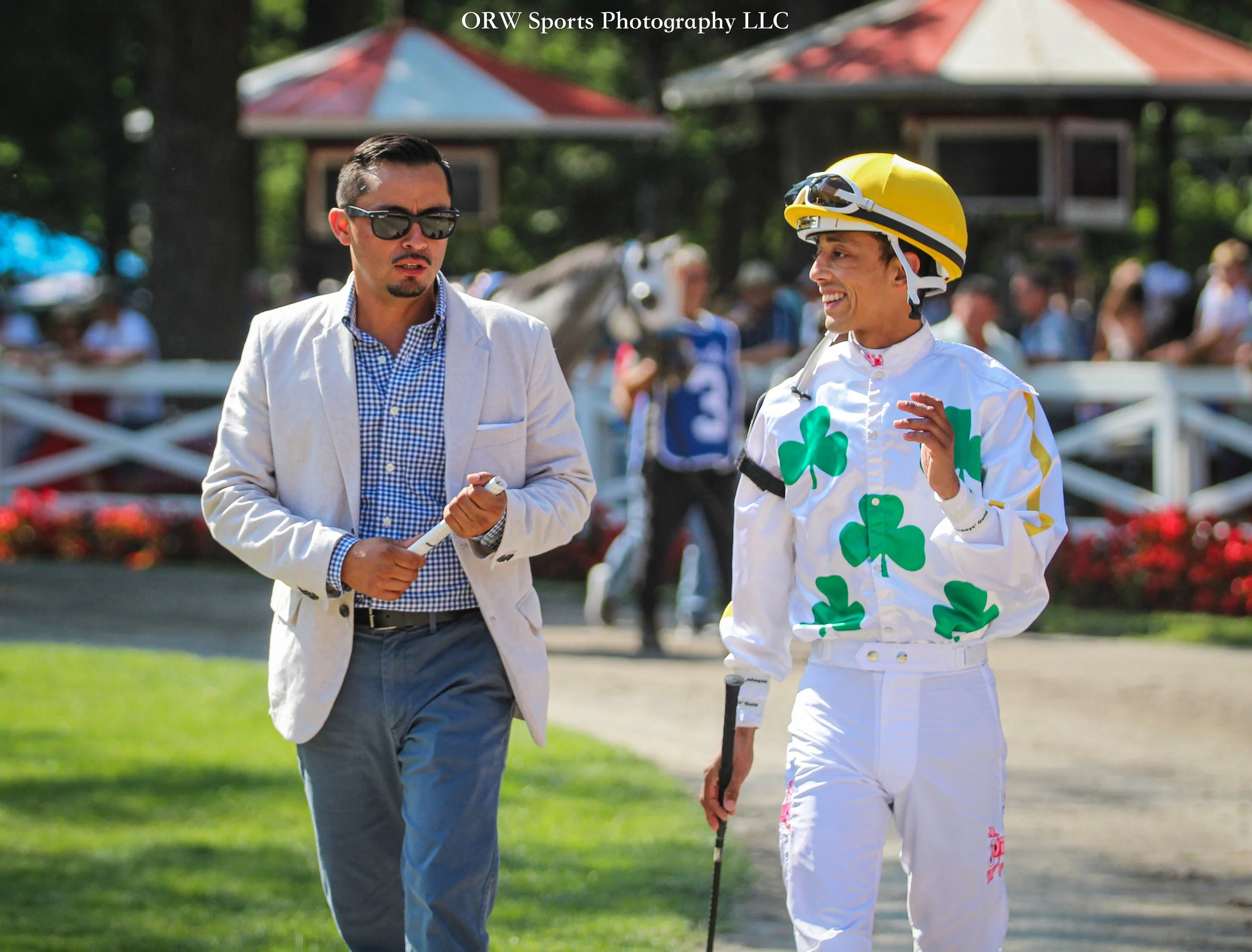 Horacio De Paz and Edgard Zayas {The Three Colleens Stable} 