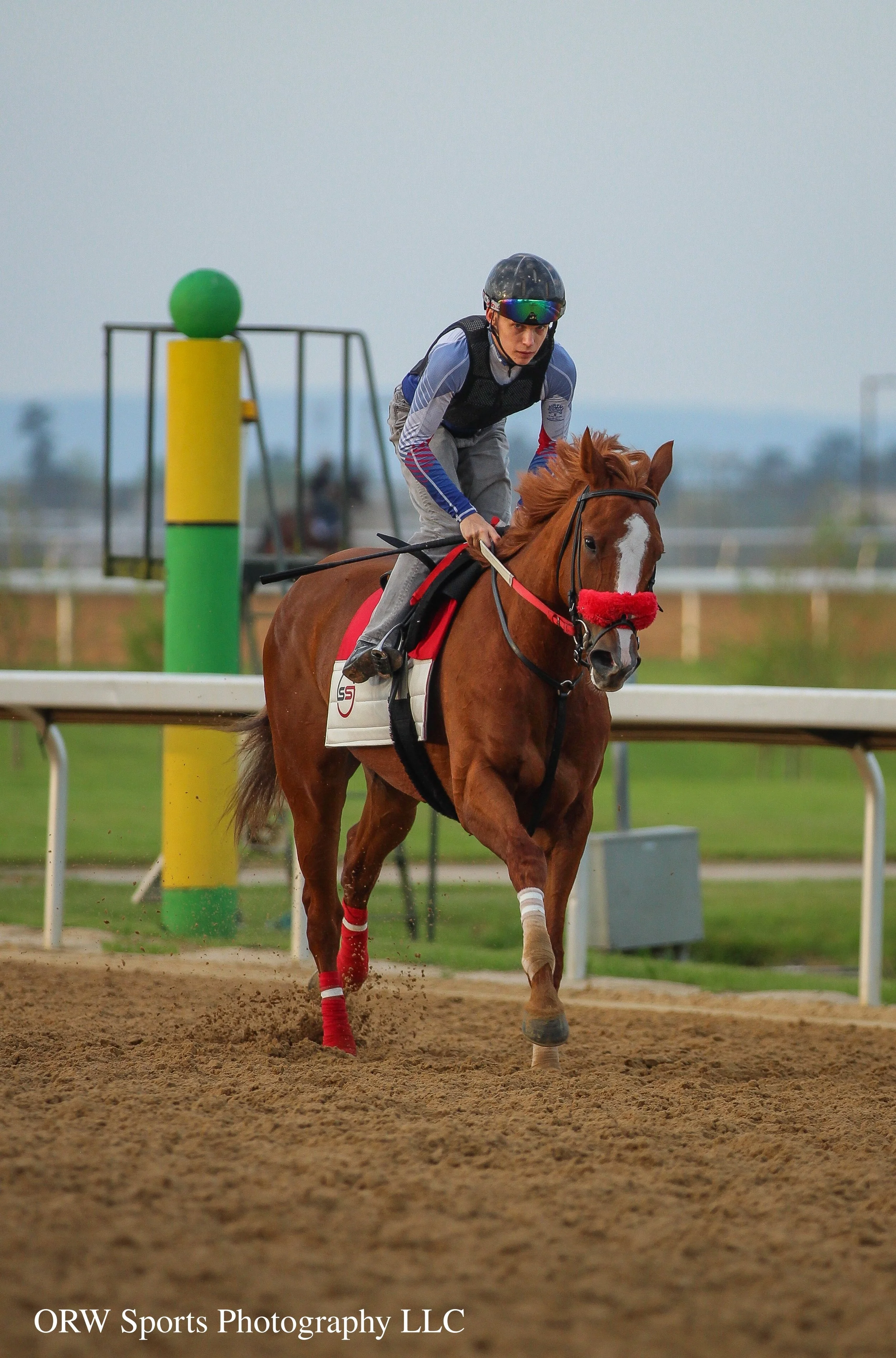 Joseph Bealmear and Stephens Dream for trainer Sarah Shaffer. She will make her debut next Thursday. 