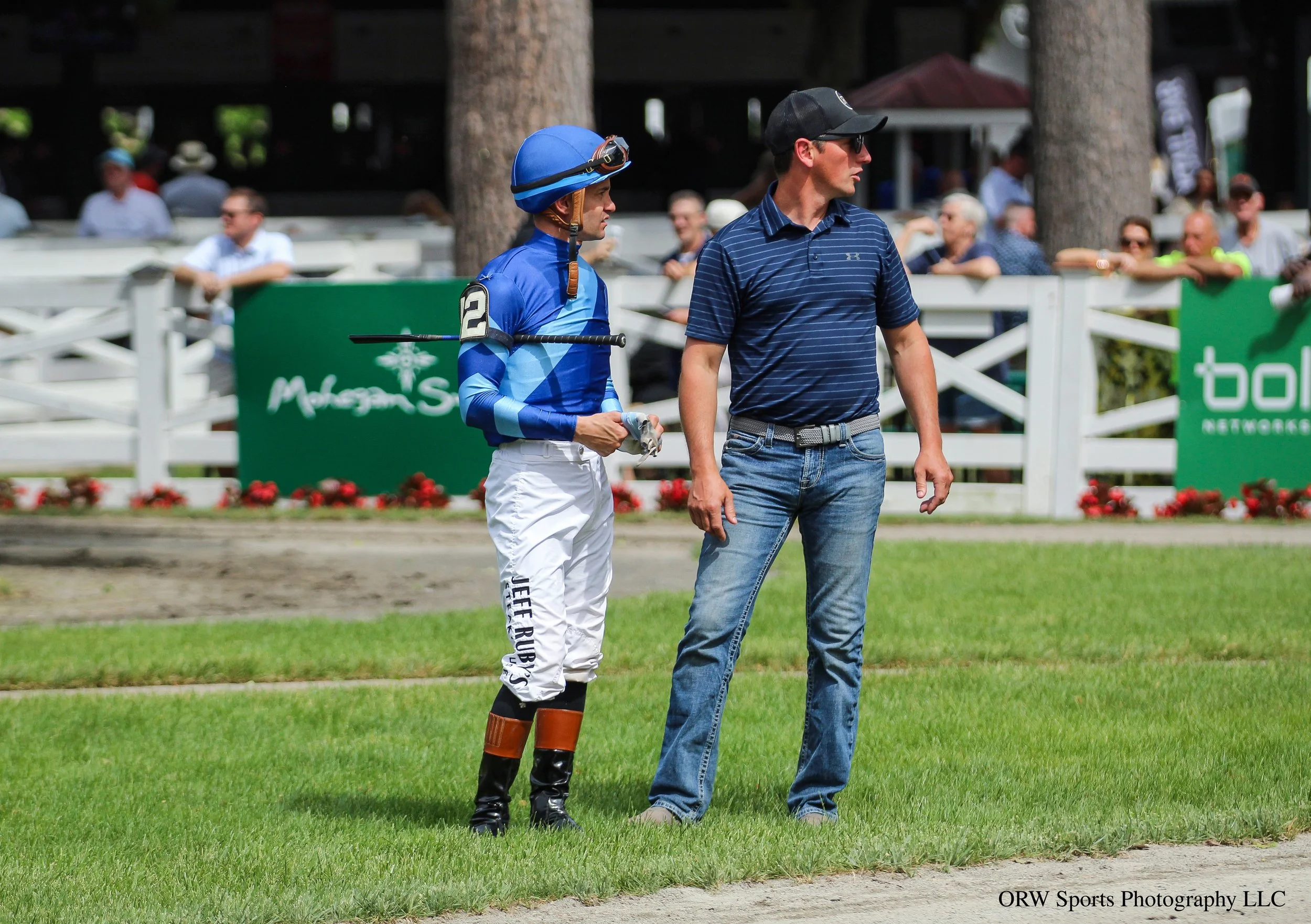 Flavien Prat {Storyteller Racing} and Rodolphe Brisset