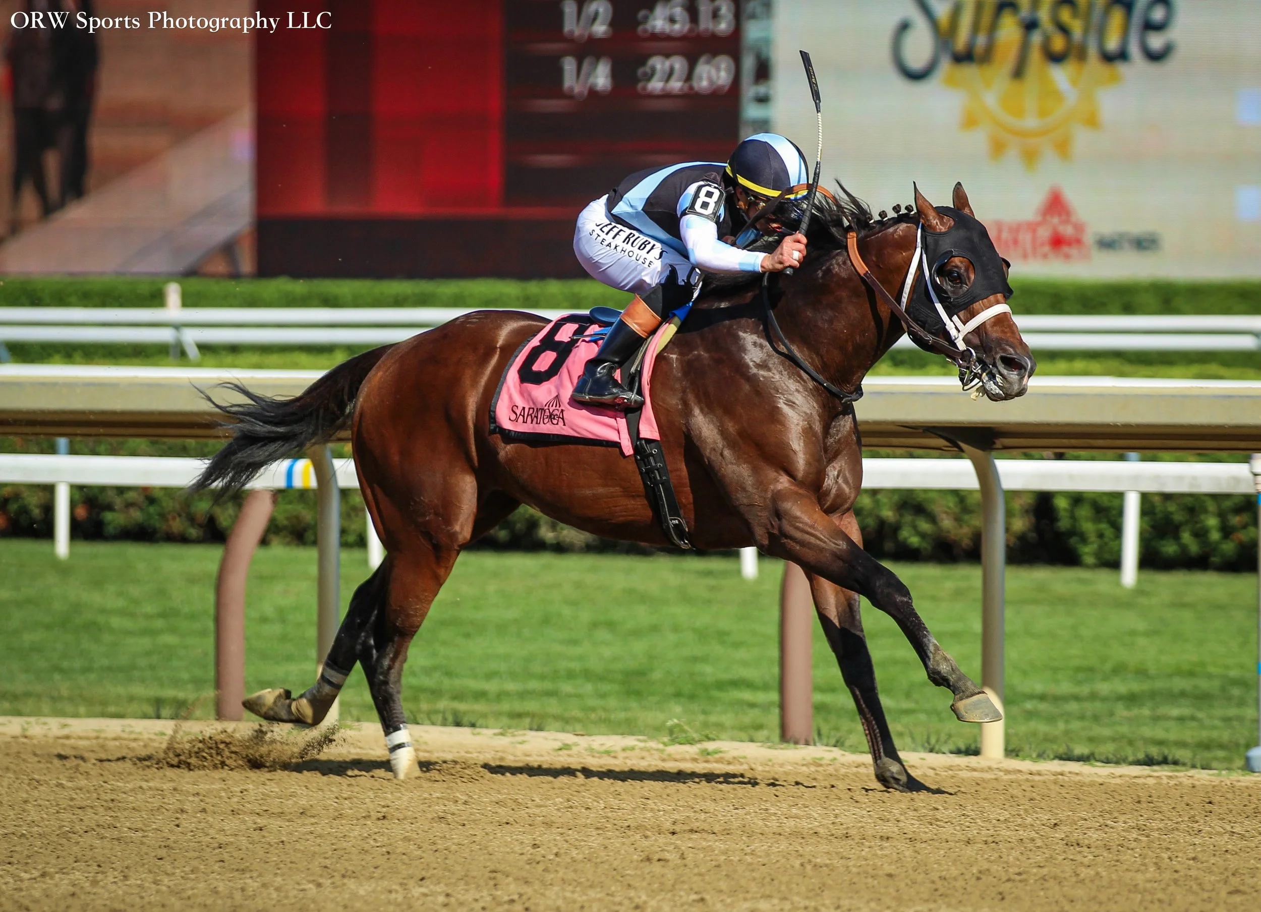 Built and Irad Ortiz Jr take the Grade 2 Alfred G. Vanderbilt in convincing fashion for traine Wayne Catalano 