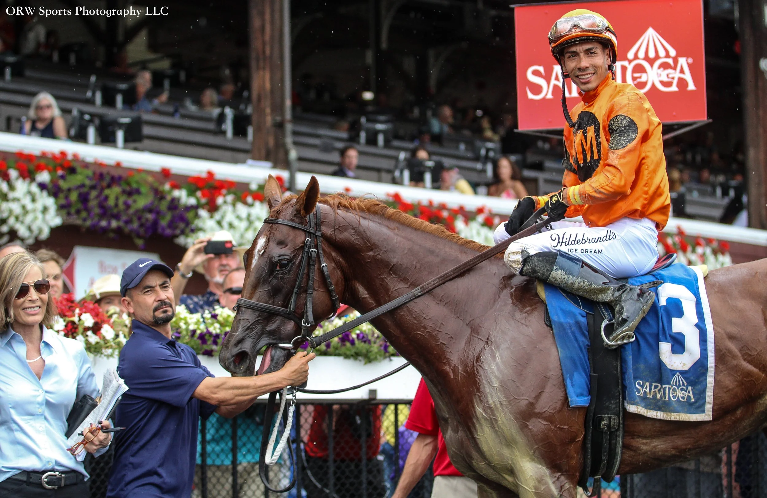 Music in Motion breaks his maiden and gives owners Winning Move Stable and IEE Racing their third win on the weekend. 
