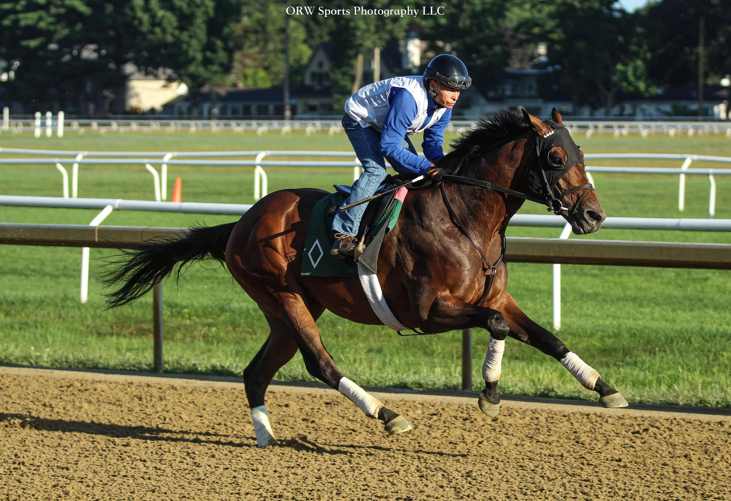 Capitol Hill worked 4 furlongs in preparation for his next start on August 27th 