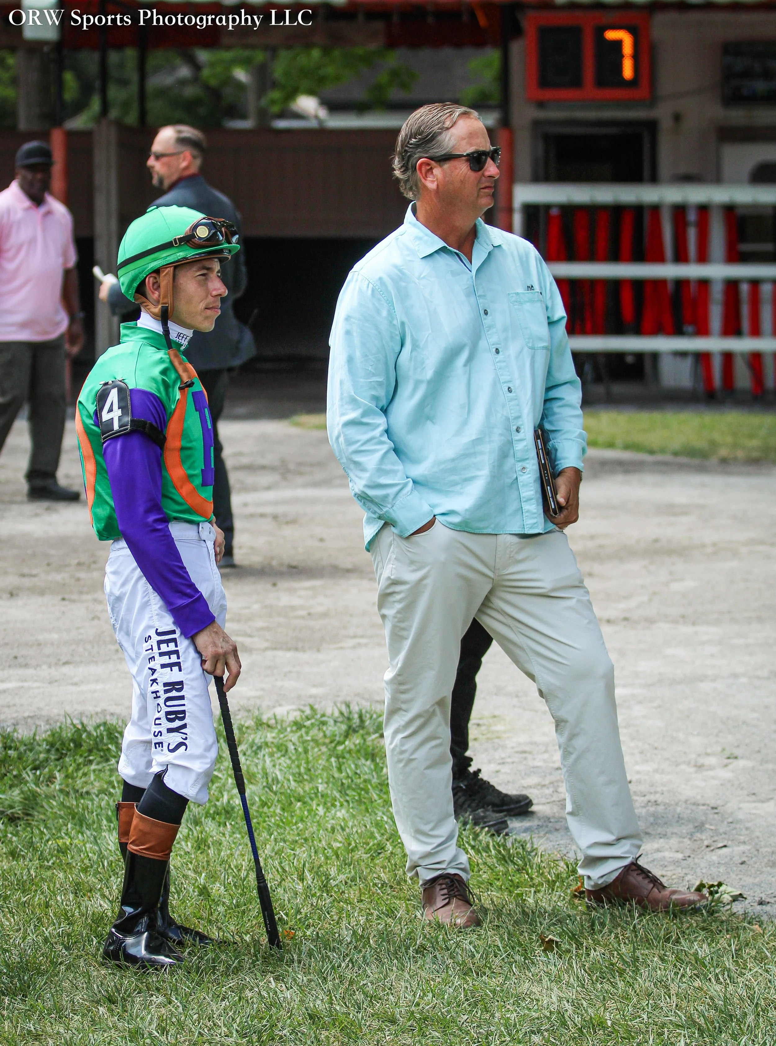 Tyler Gaffalione {Brockley} and George Weaver