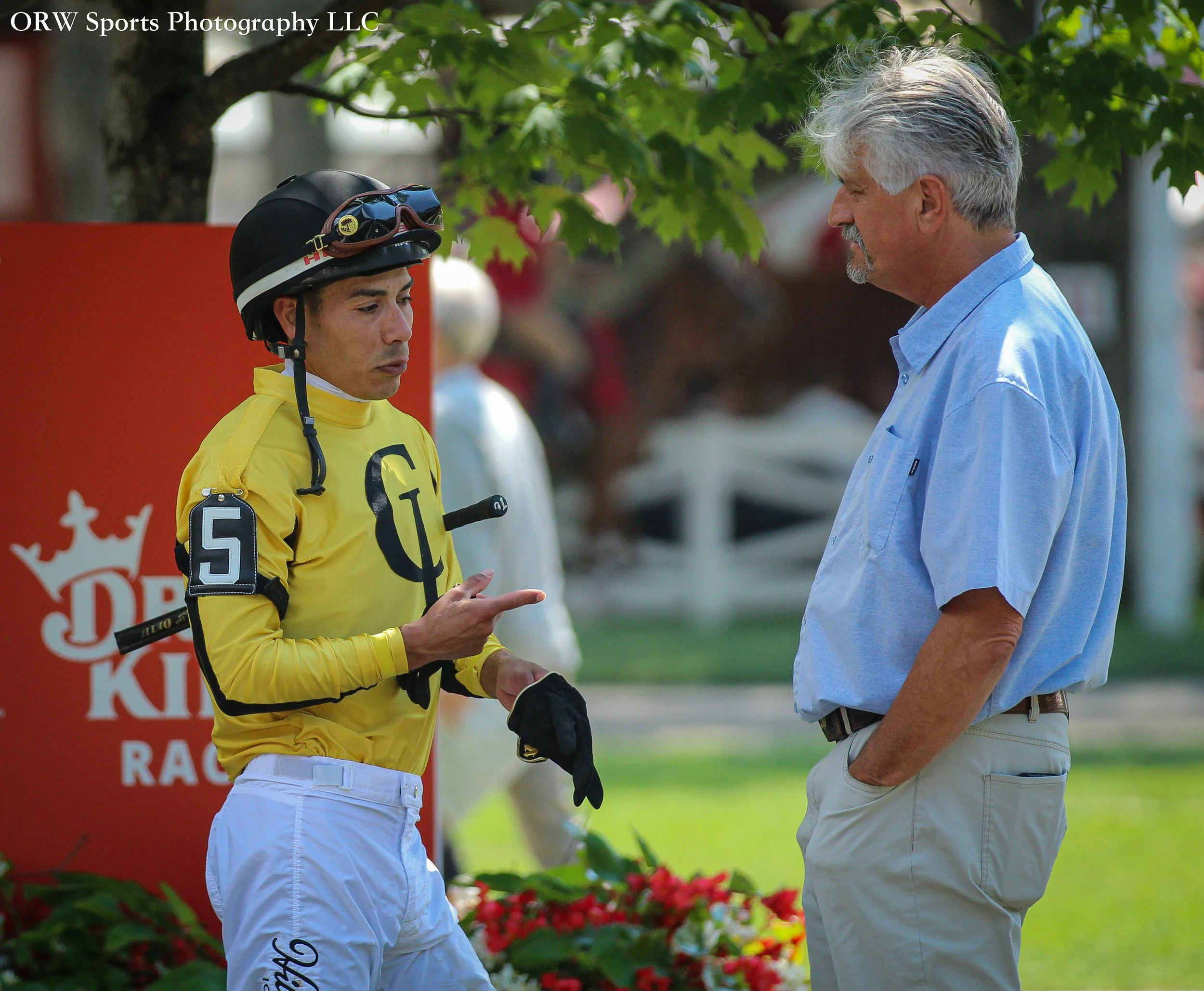 Jose Ortiz and Steve Asmussen 