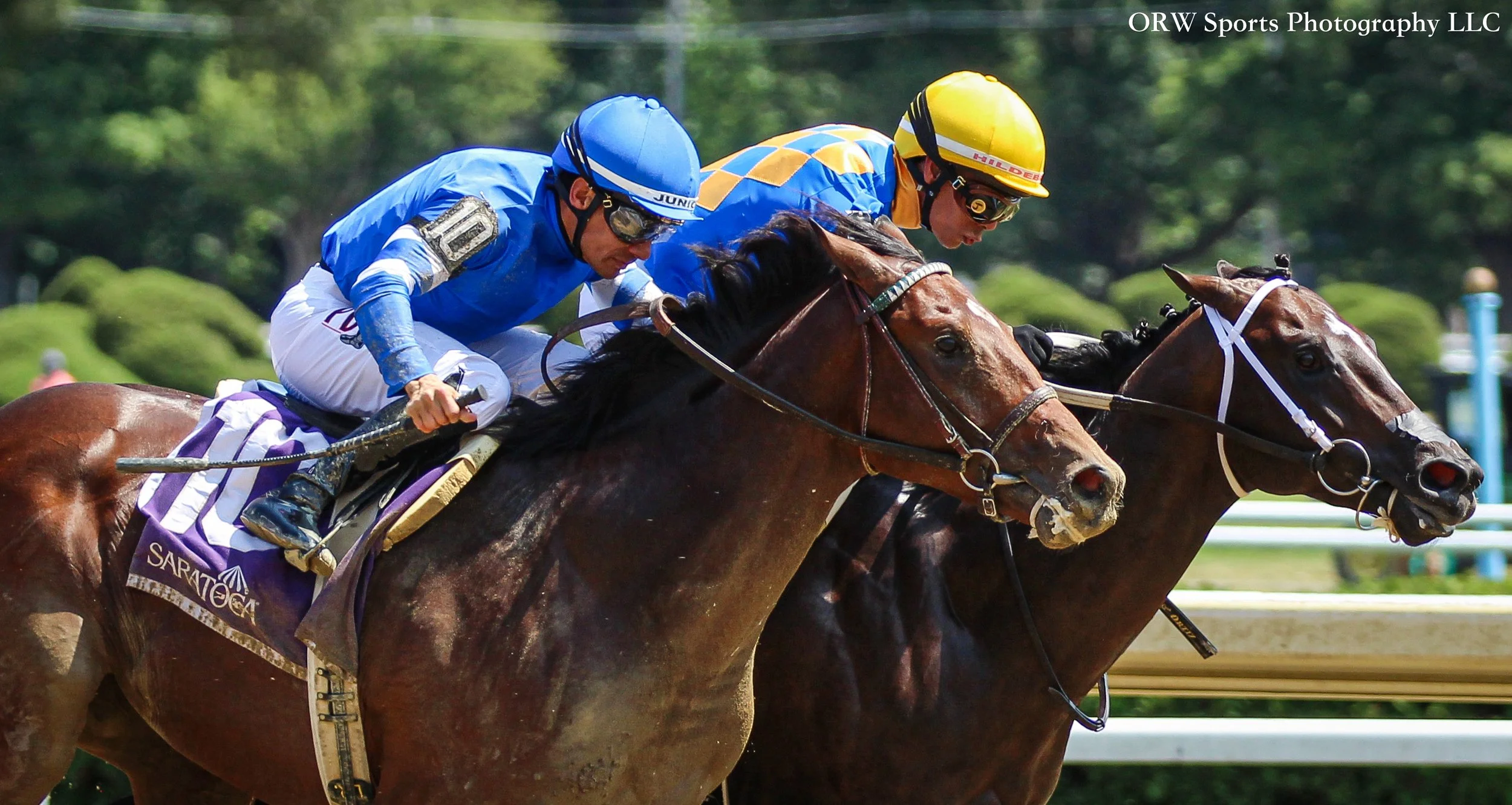 The two colts battled to the wire
