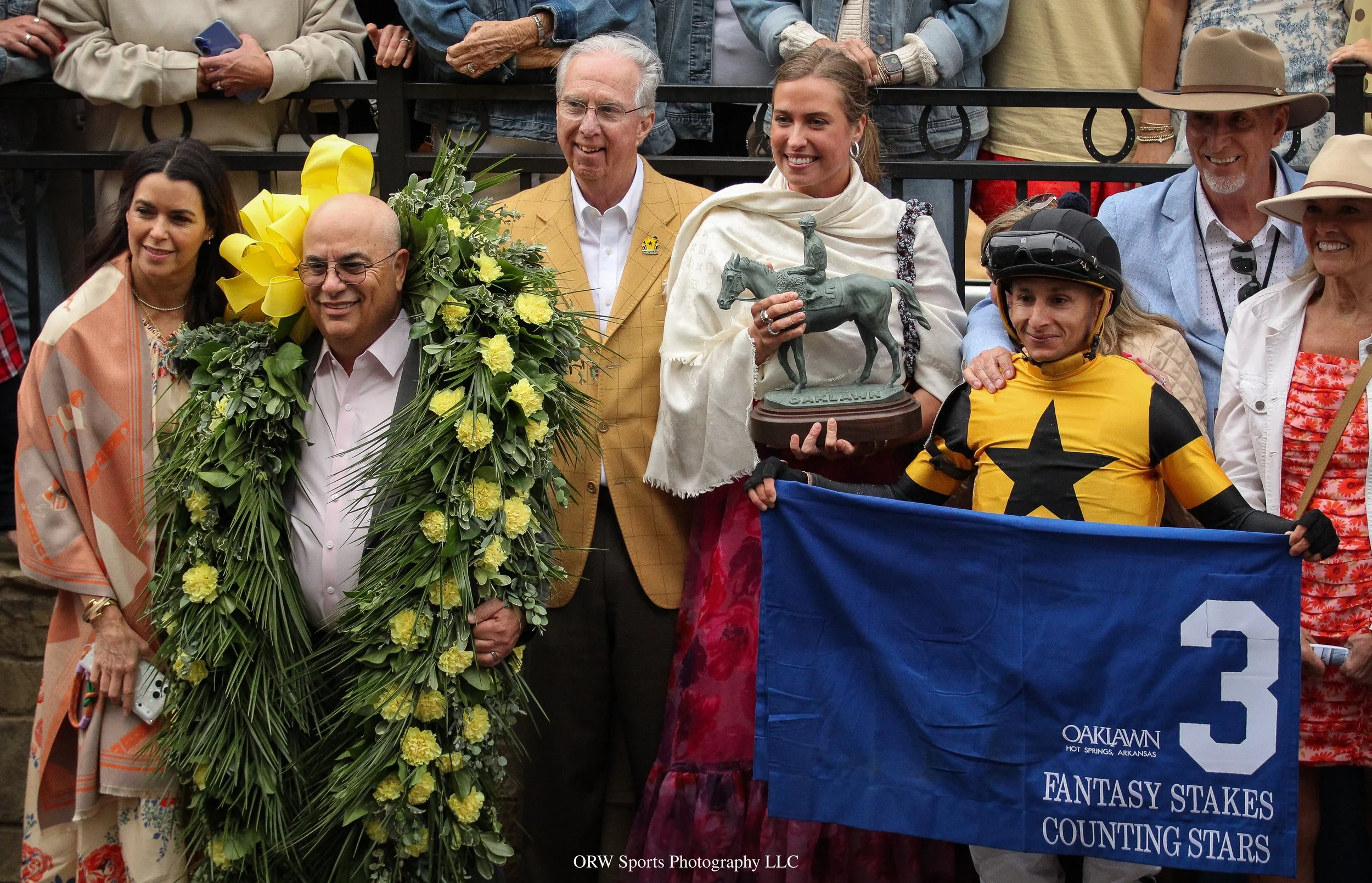 Fantasy Stakes winning connections 