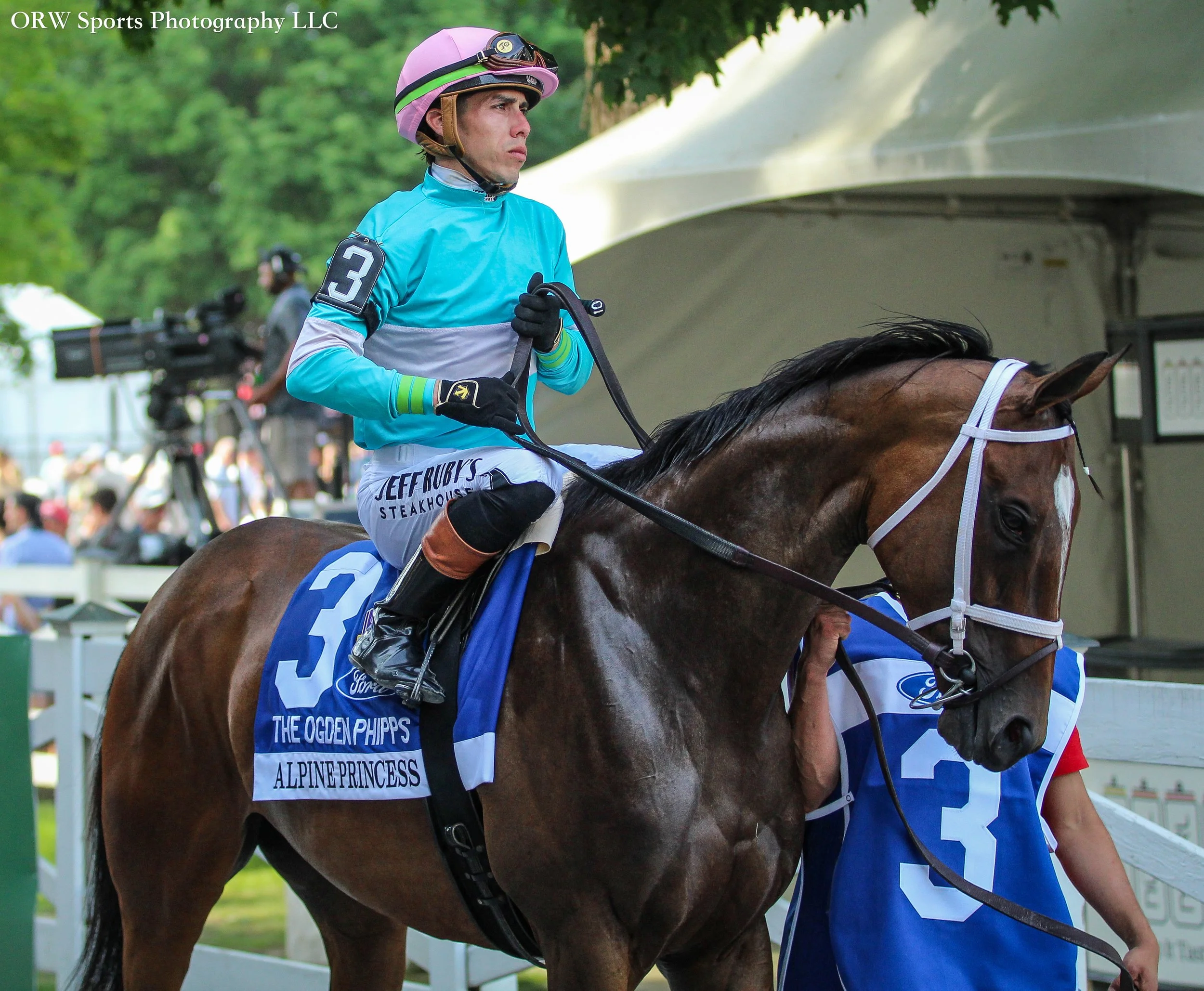 Alpine Princess and Irad Ortiz Jr