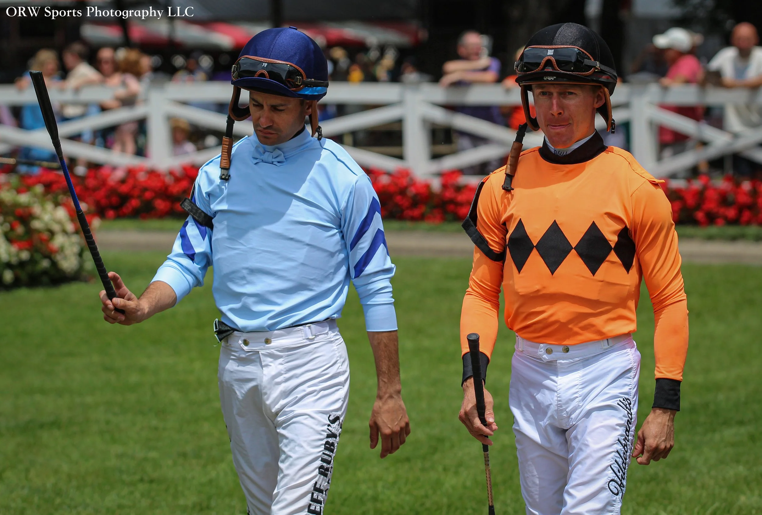 Flavien Prat {Smith} and Dylan Davis {NBS Stable} 