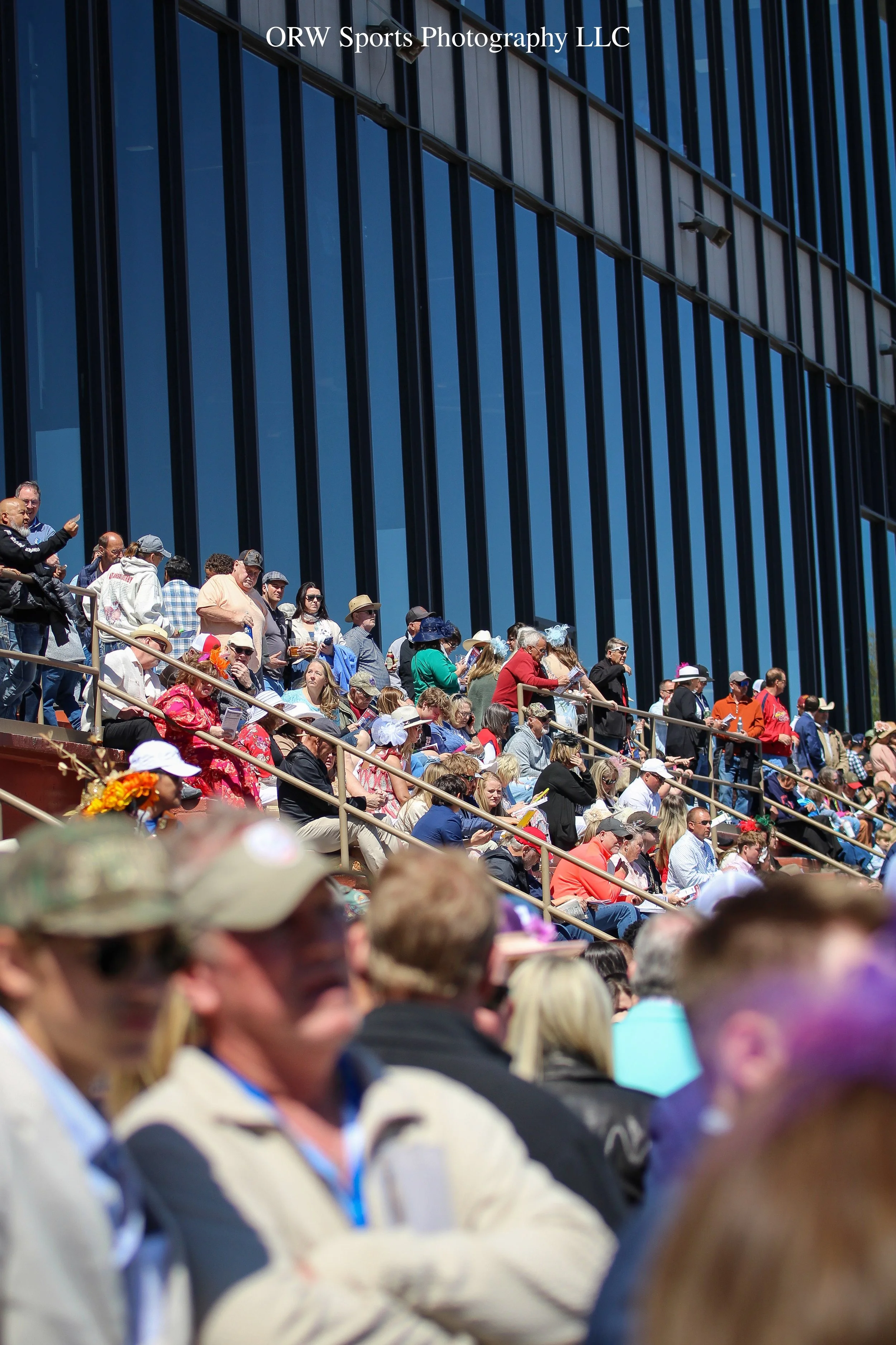 A record 73,000 fans showed up at Oaklawn Park on Arkansas Derby day. 