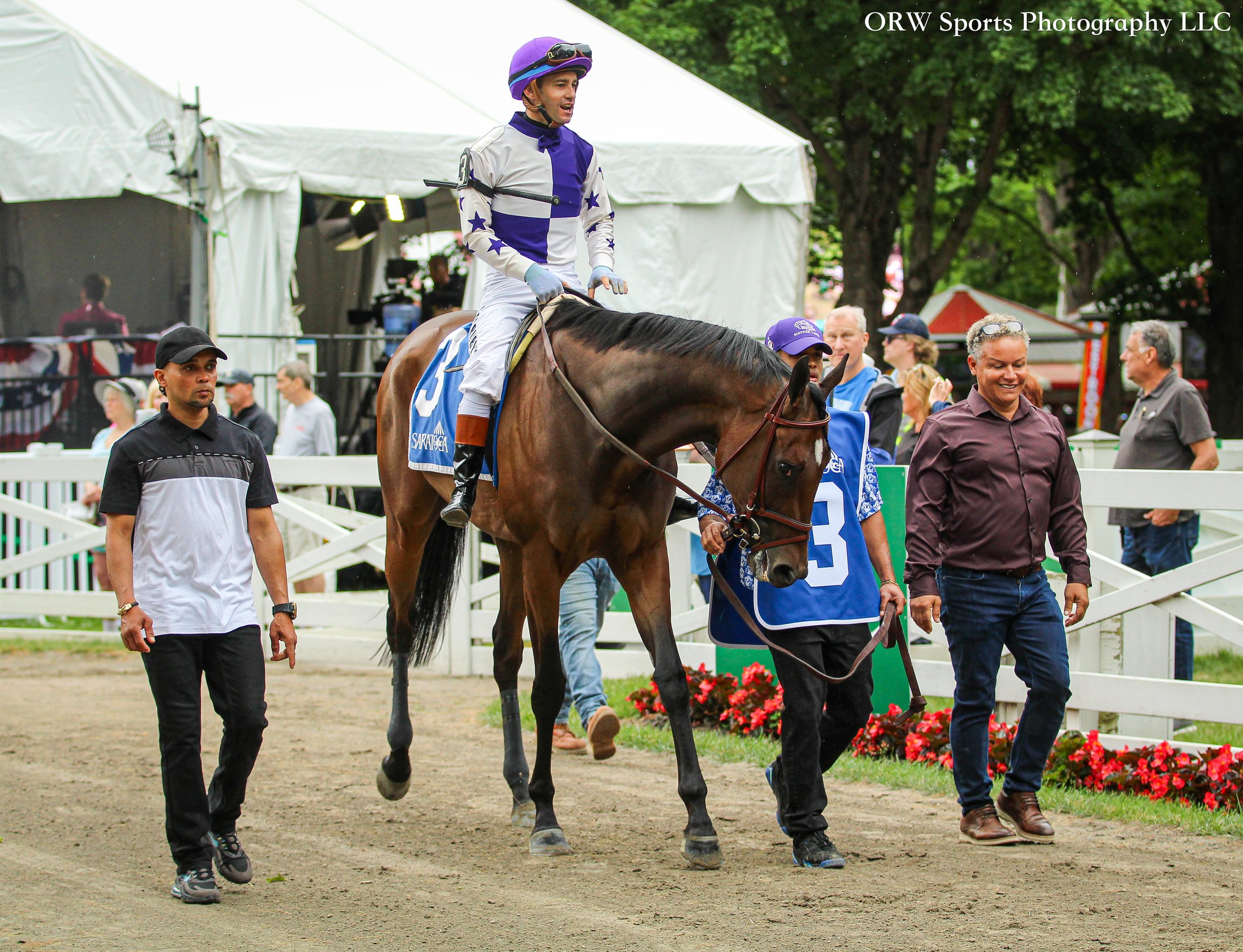 Scottish Lassie, Flavien Prat, and Jorge Abreu