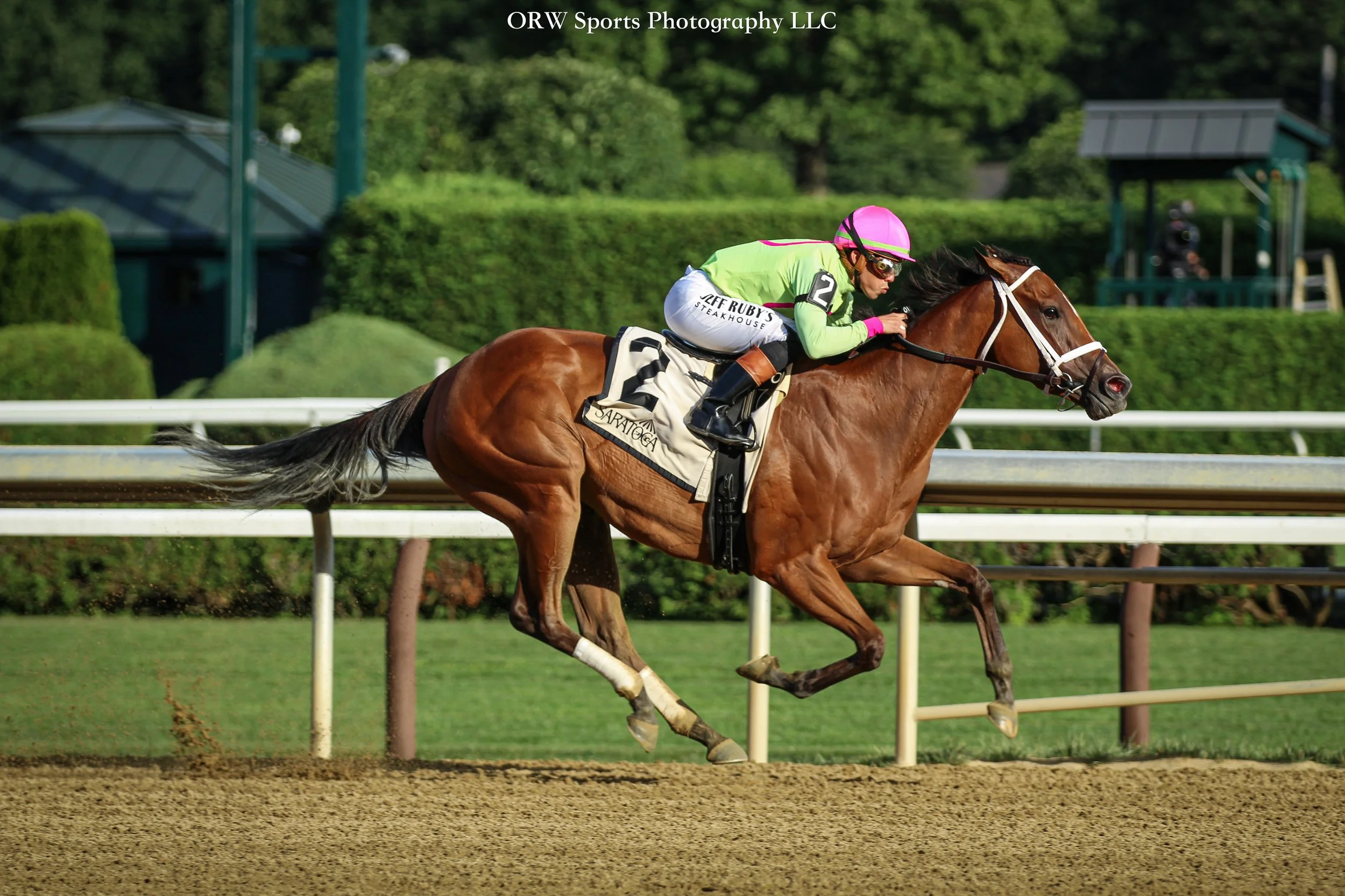 Donna Romano and Irad Ortiz Jr 