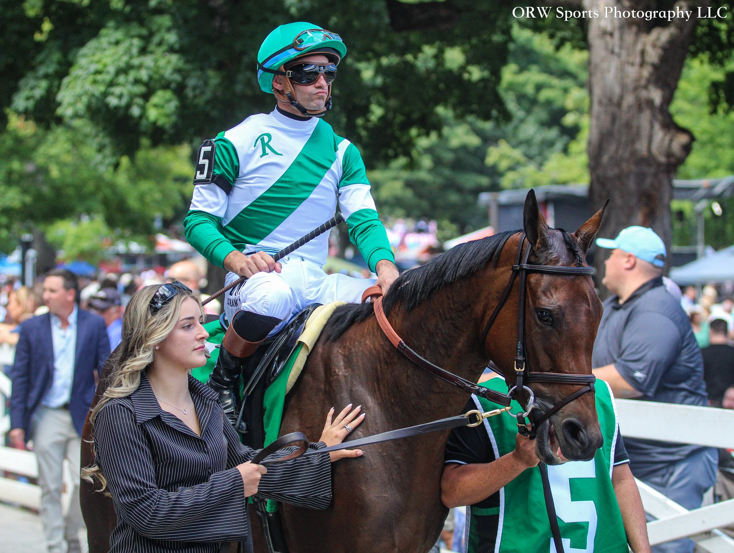Shelzawa and Flavien Prat. She would be the race winner. 