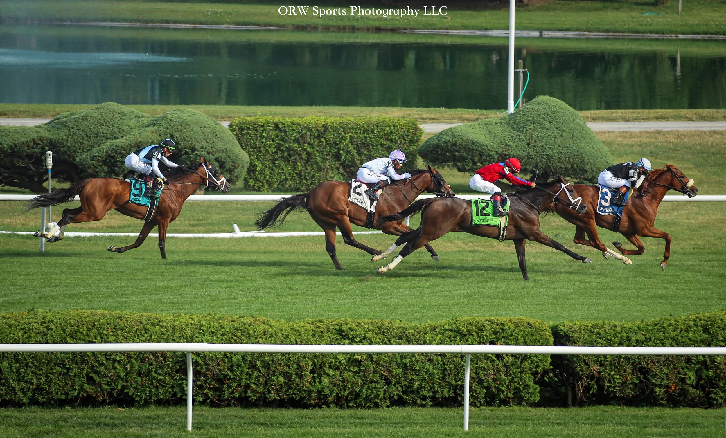 Betterluckythangood takes the final race of the weekend over Noble Factor, Complex Agenda, and Versailles Road. 