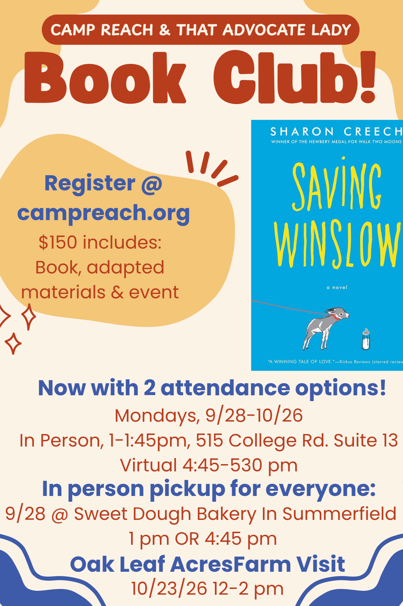 Camp REACH Fall 2026 Book Club