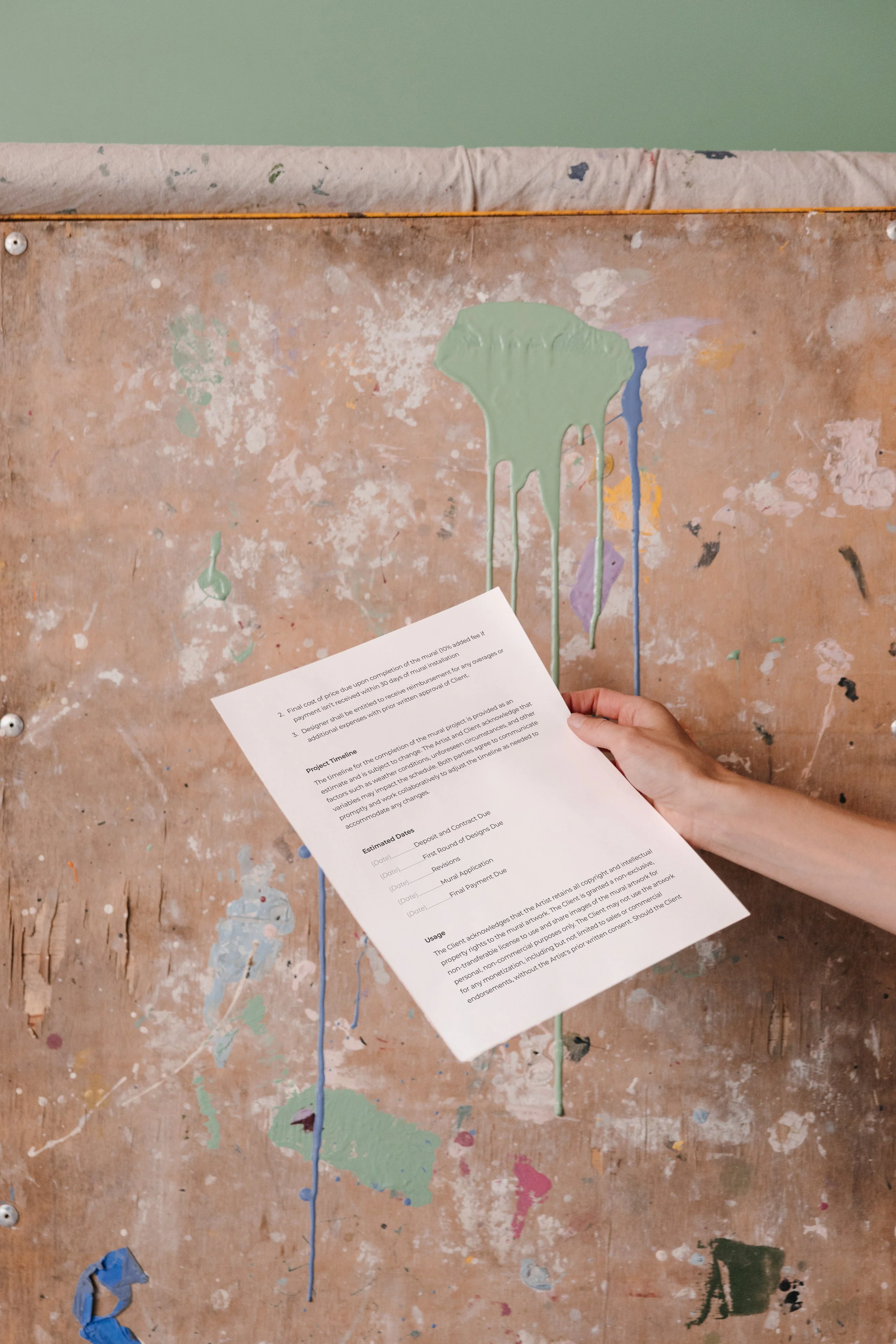 Mural Contract Template