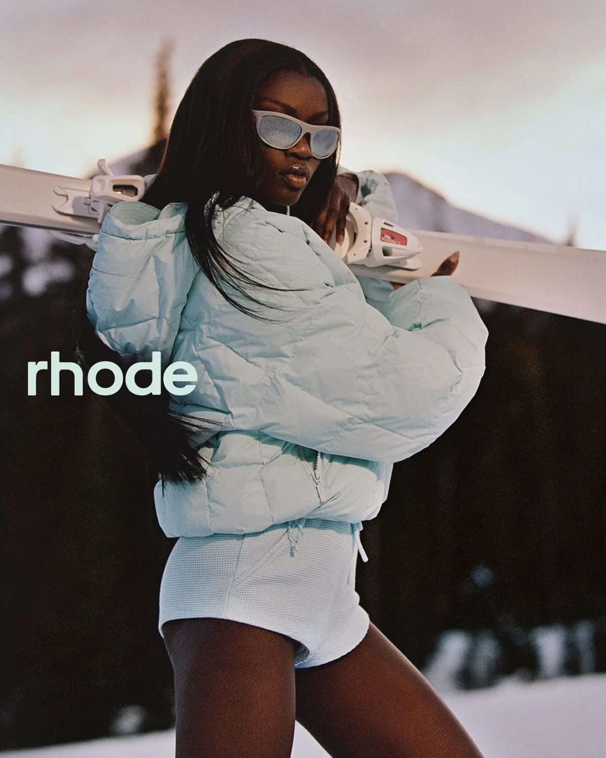 rhode ホリデー 限定リップ＋グレイジングミルク ペパーミントグレイズ 