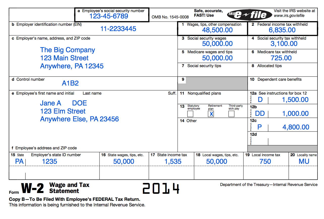 what is a W-2 form?
